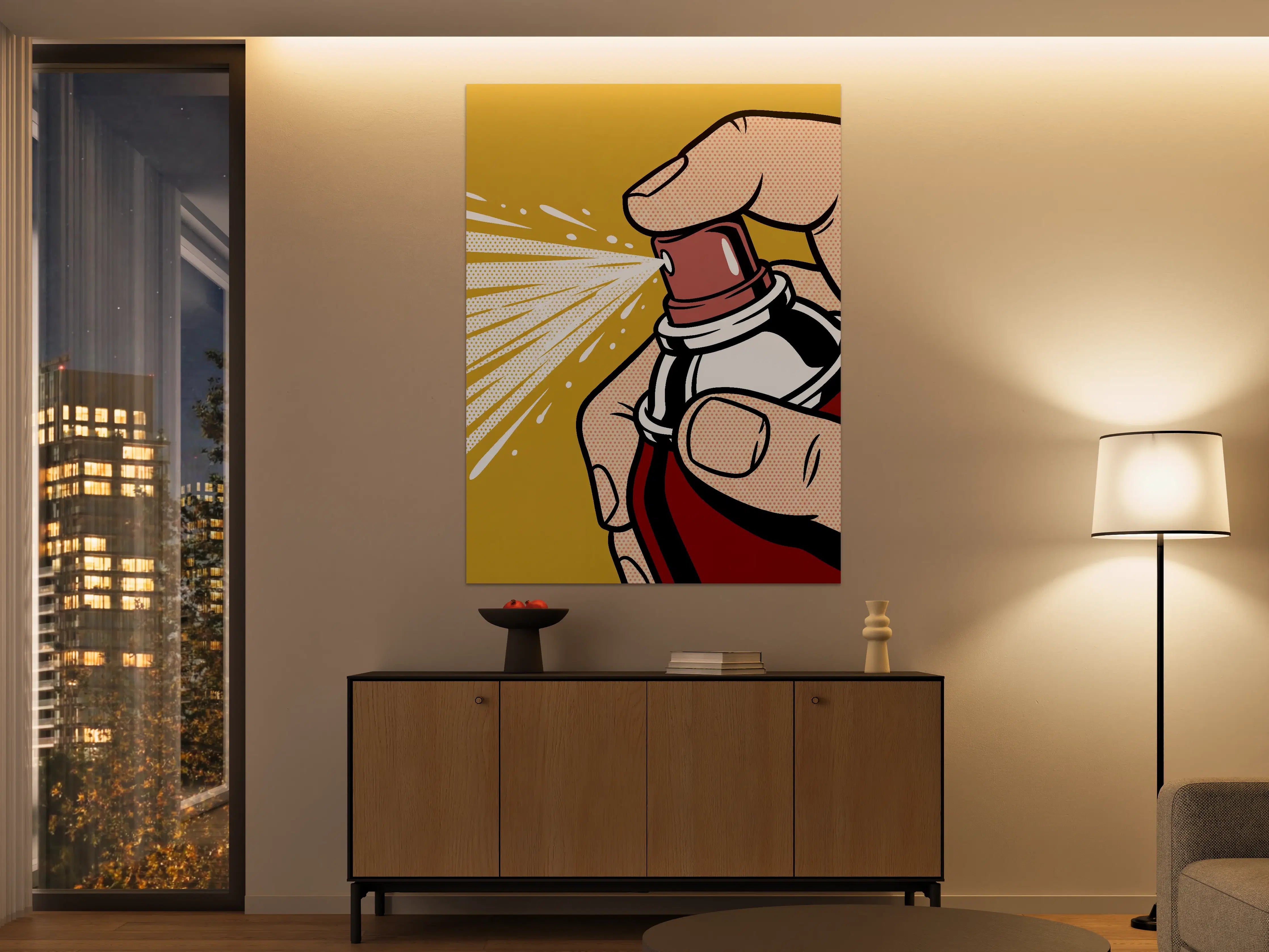 Große Wandbilder - Pop Art Spraydose