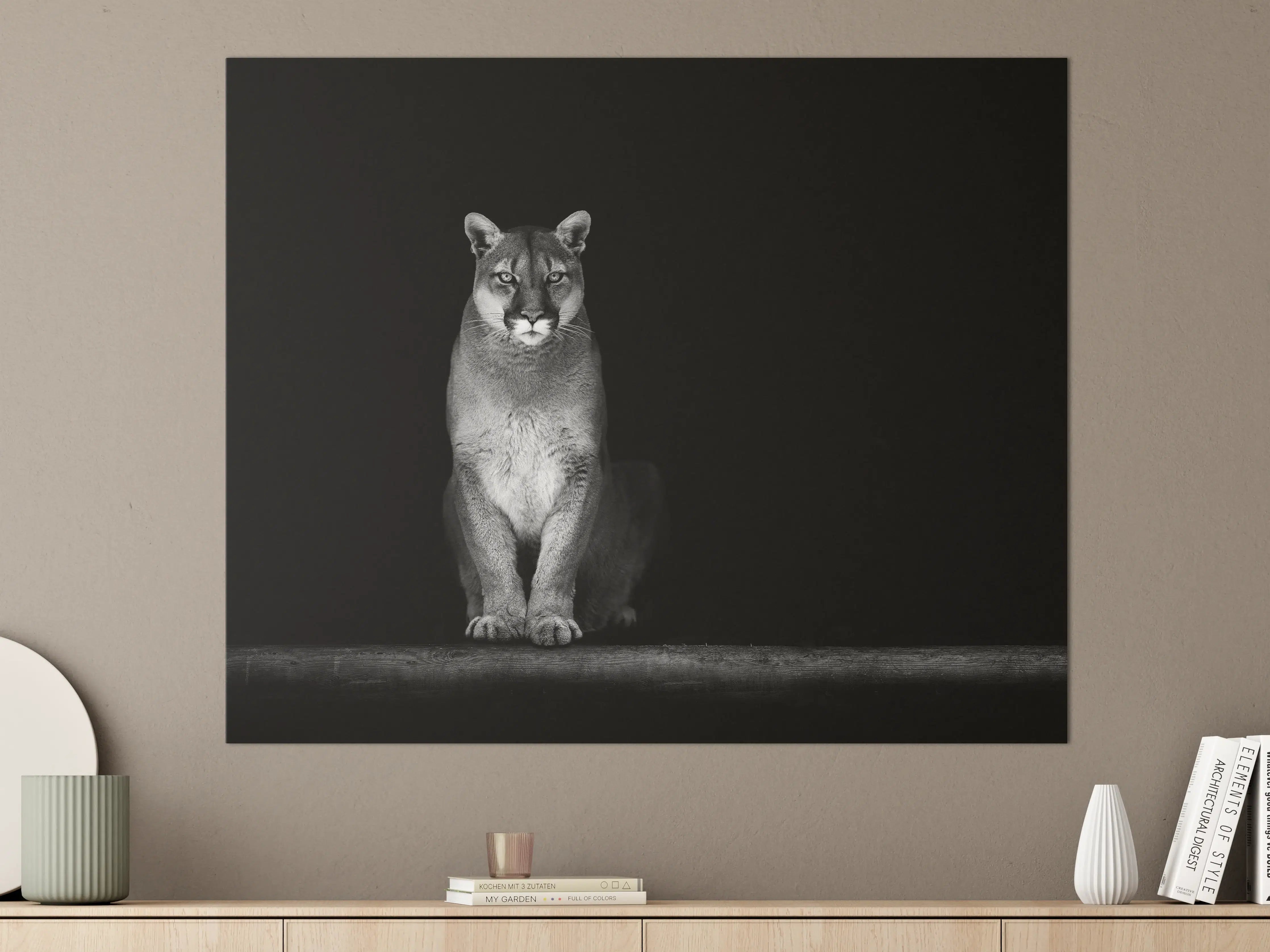 Große Wandbilder - Porträt des Bergpumas