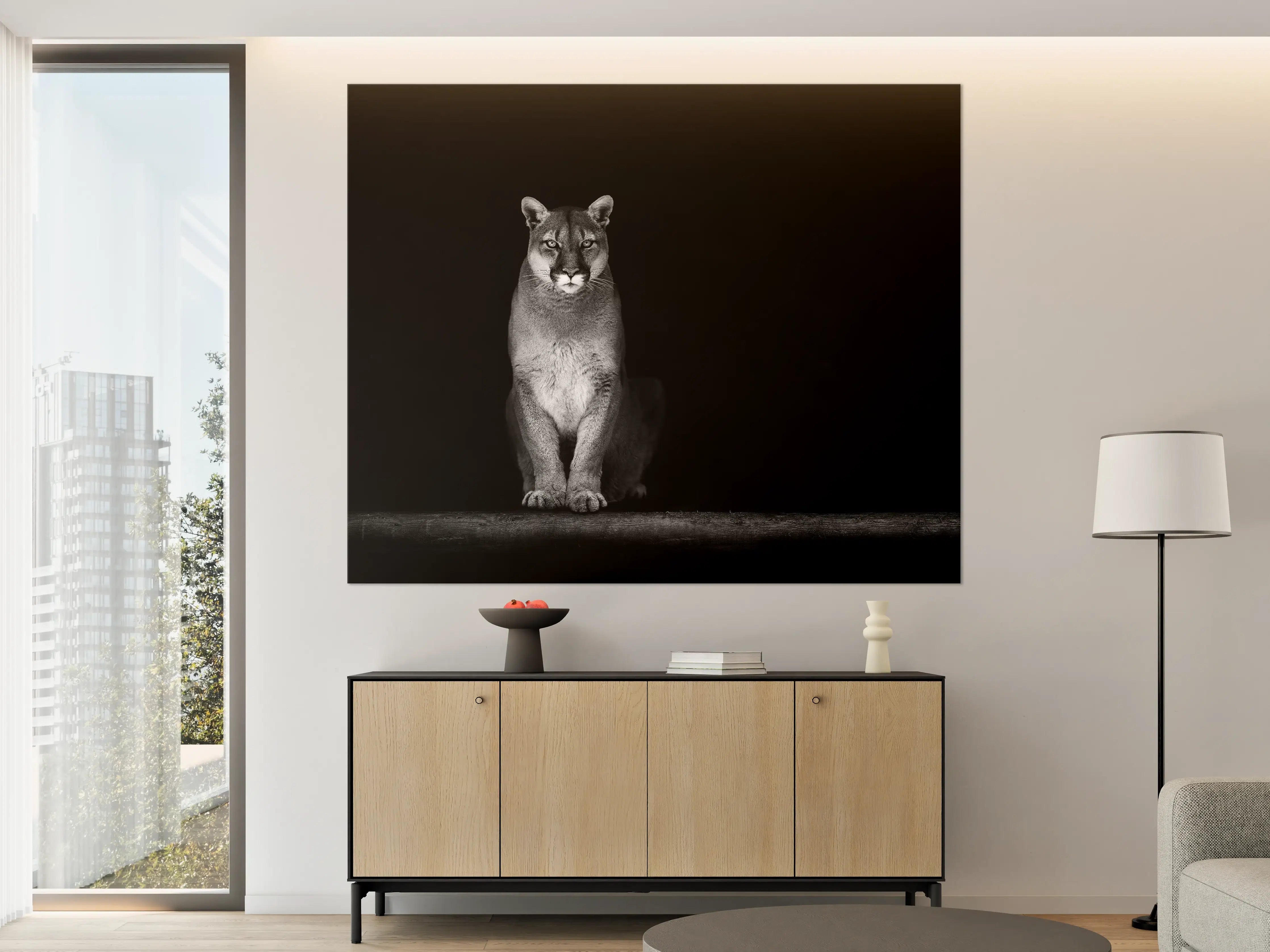 Große Wandbilder - Porträt des Bergpumas