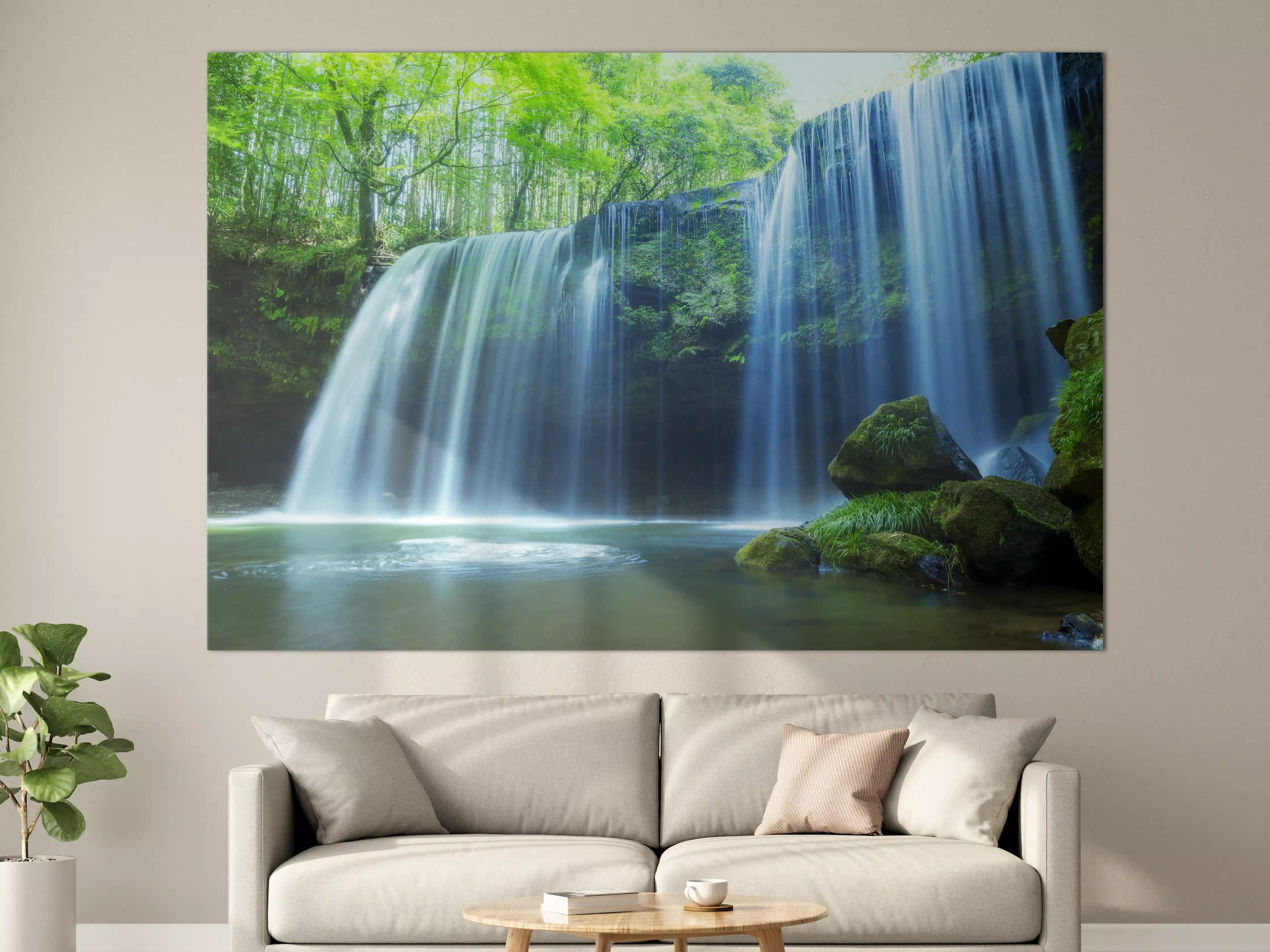 Große Wandbilder - Prächtiger Nabigataki-Wasserfall