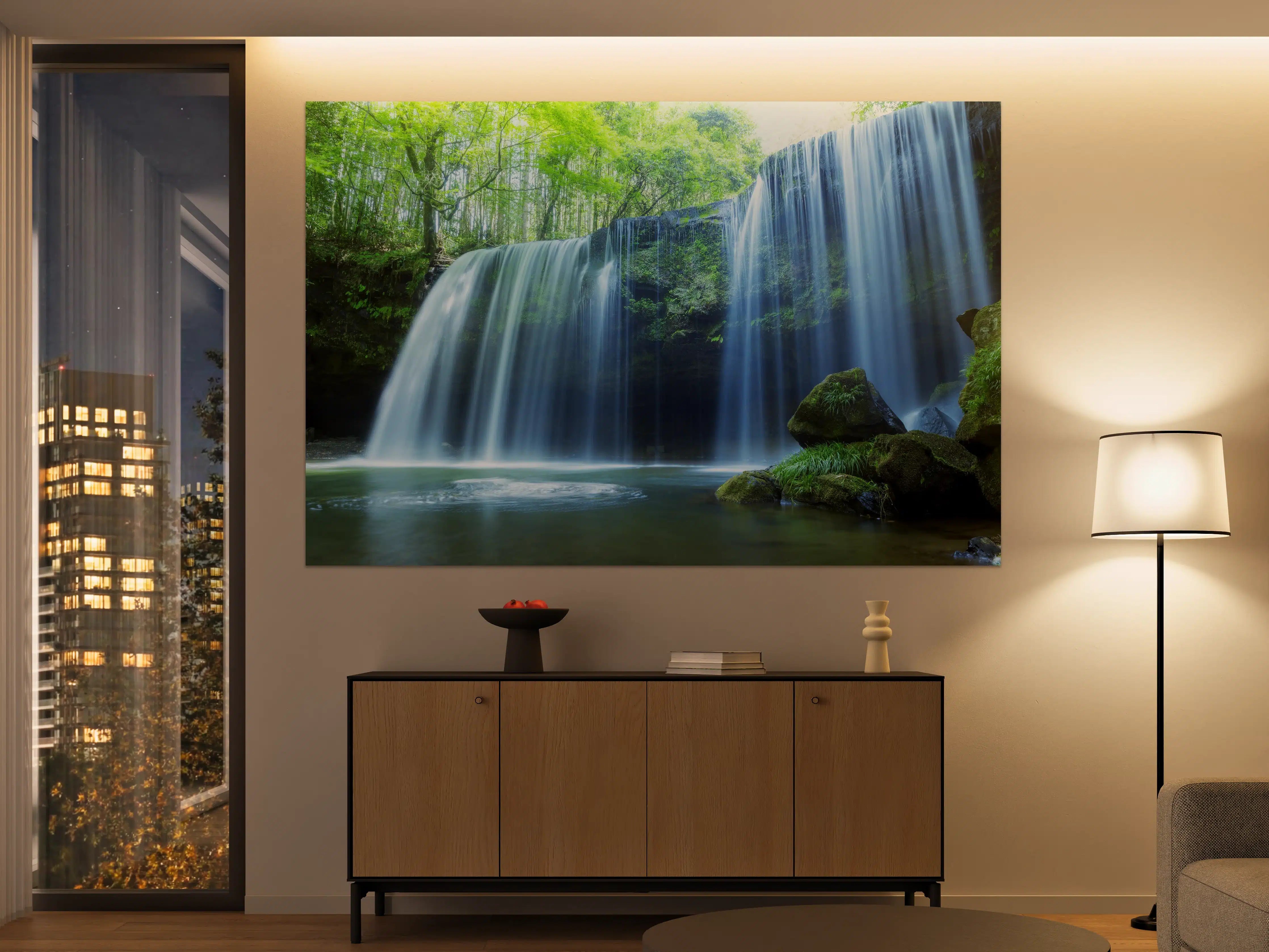 Große Wandbilder - Prächtiger Nabigataki-Wasserfall