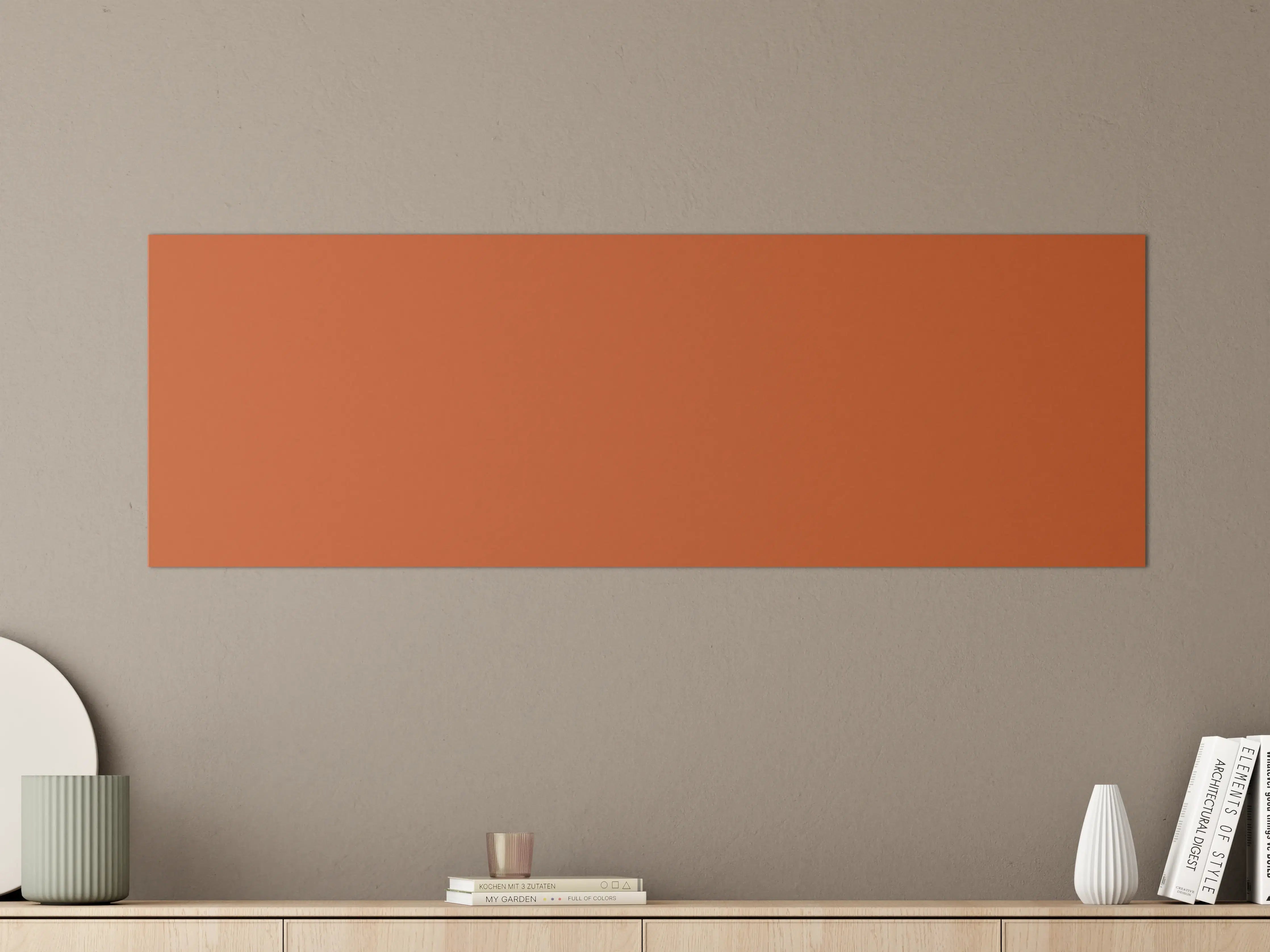 Große Wandbilder - RAL 2001 (Rot-Orange)
