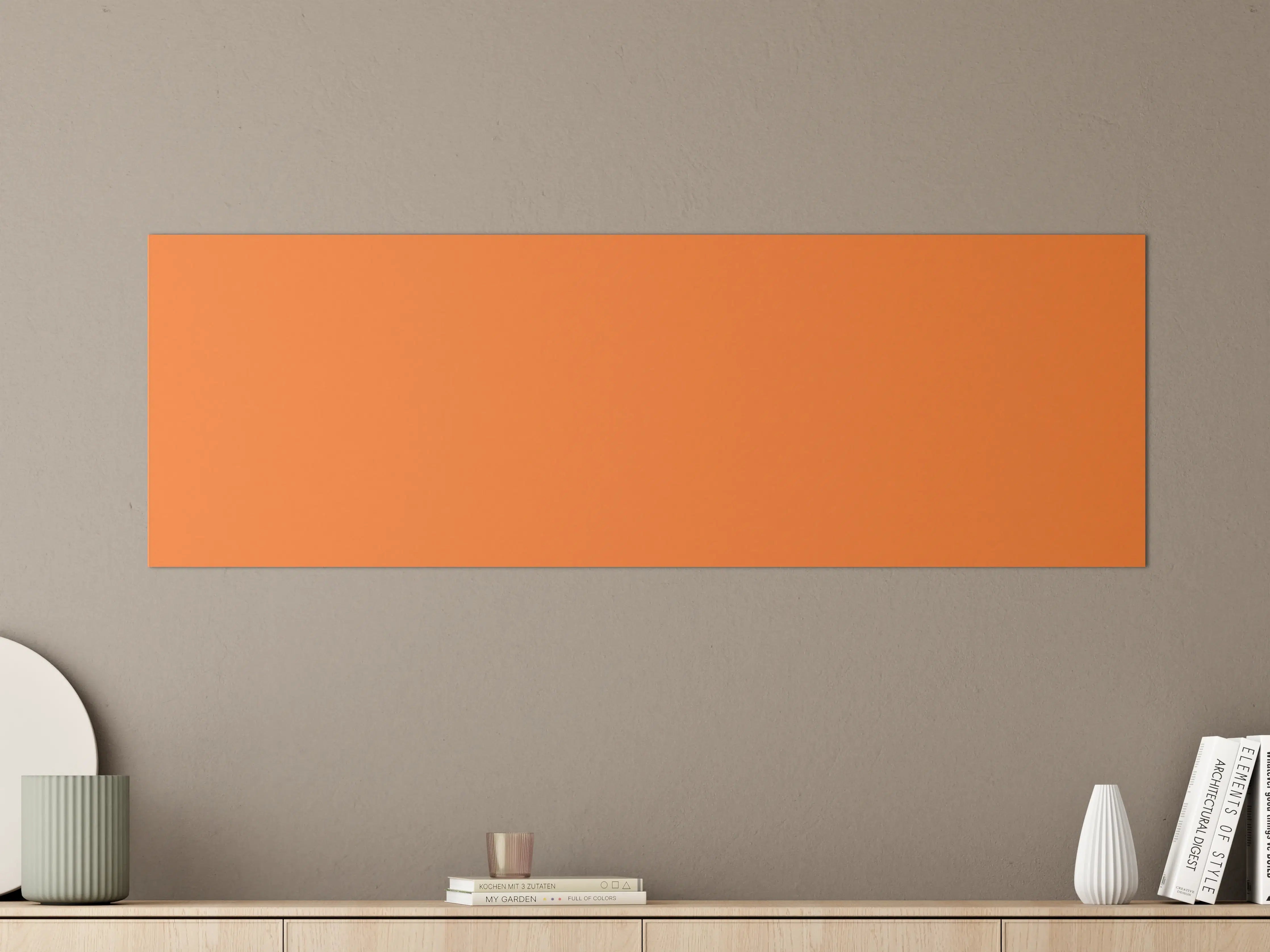 Große Wandbilder - RAL 2008 (Leuchtendes Rot-Orange)