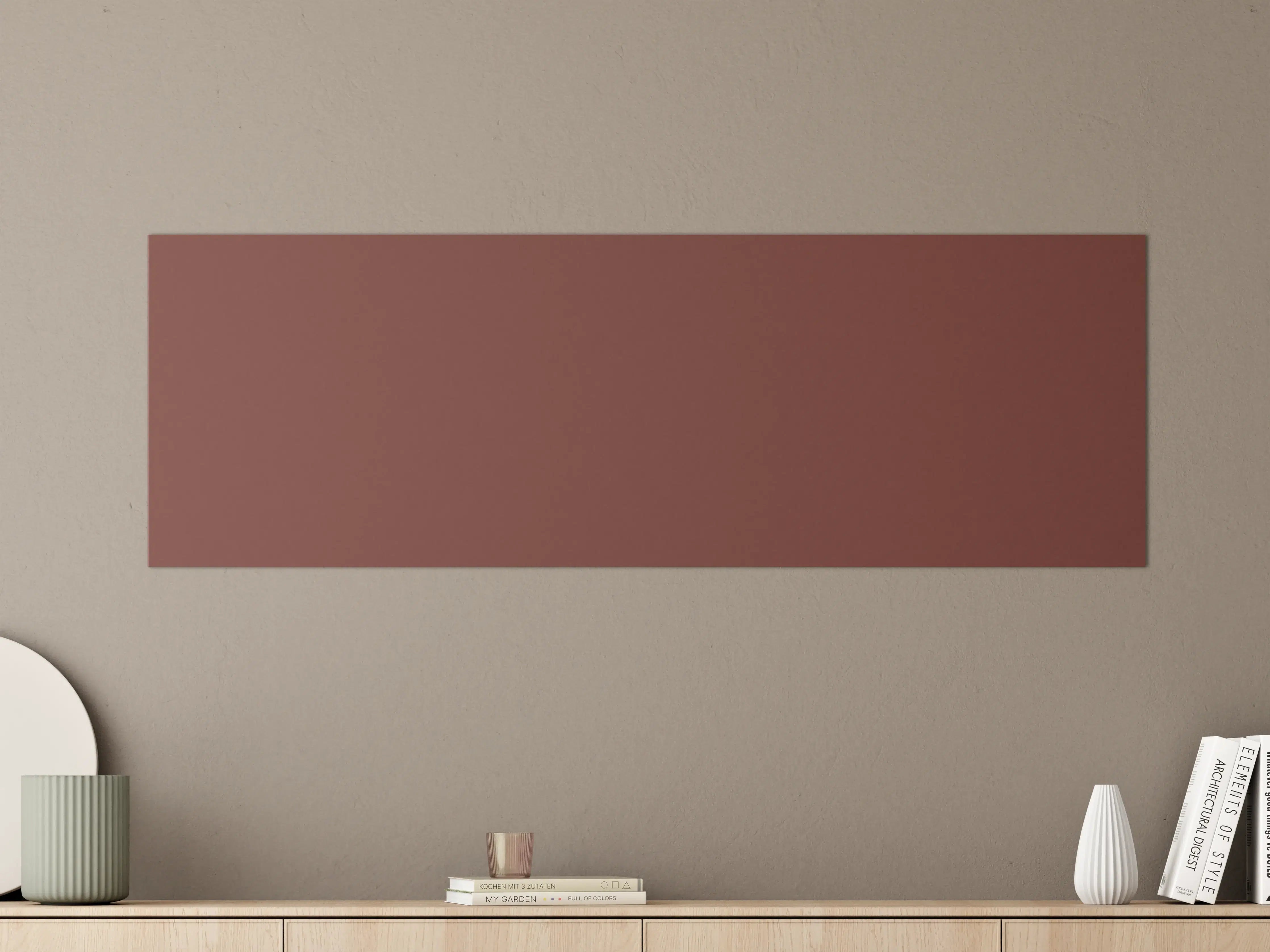 Große Wandbilder - RAL 3009 (Oxidrot)