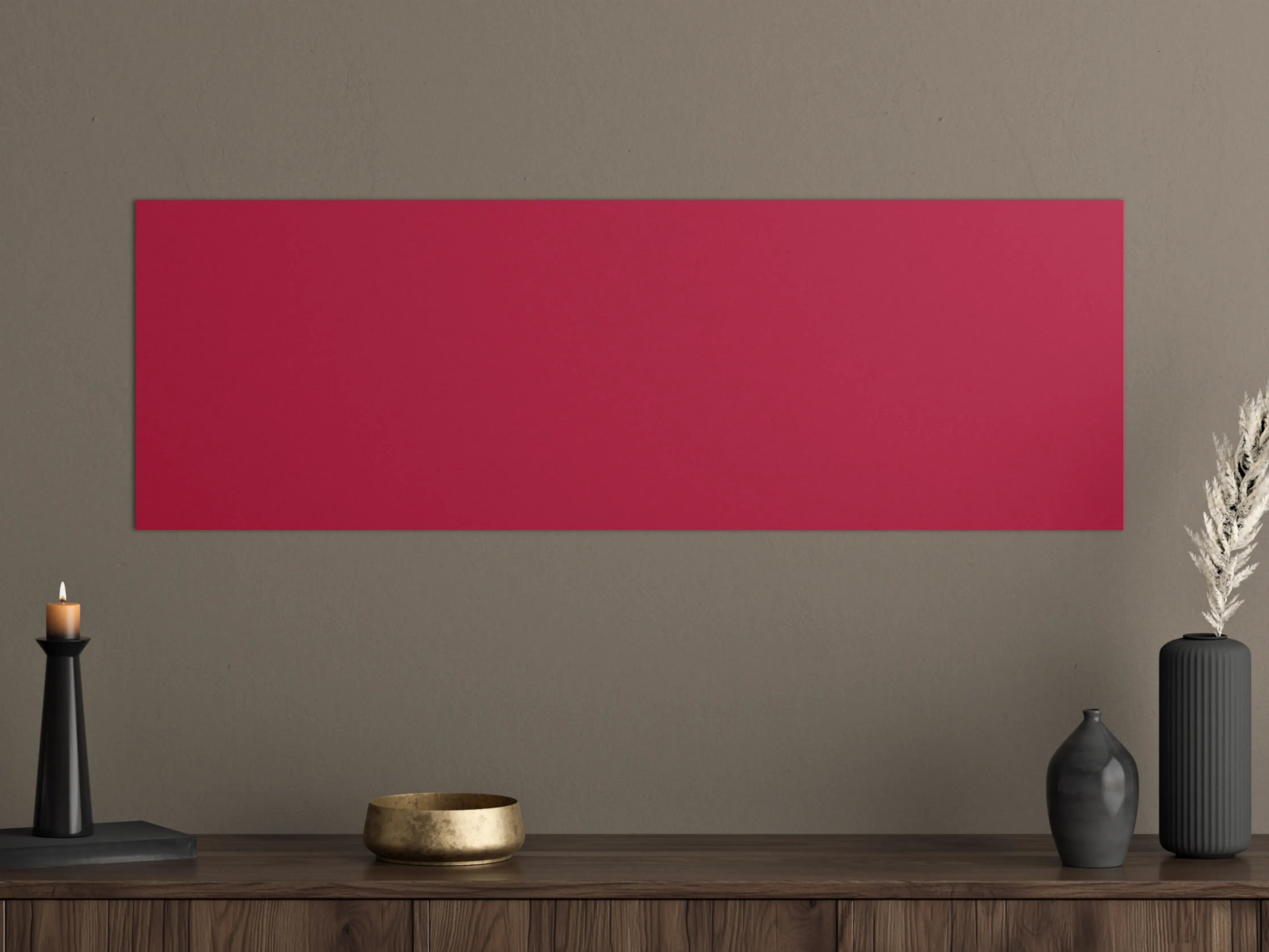 Große Wandbilder - RAL 3027 (Himbeerrot)