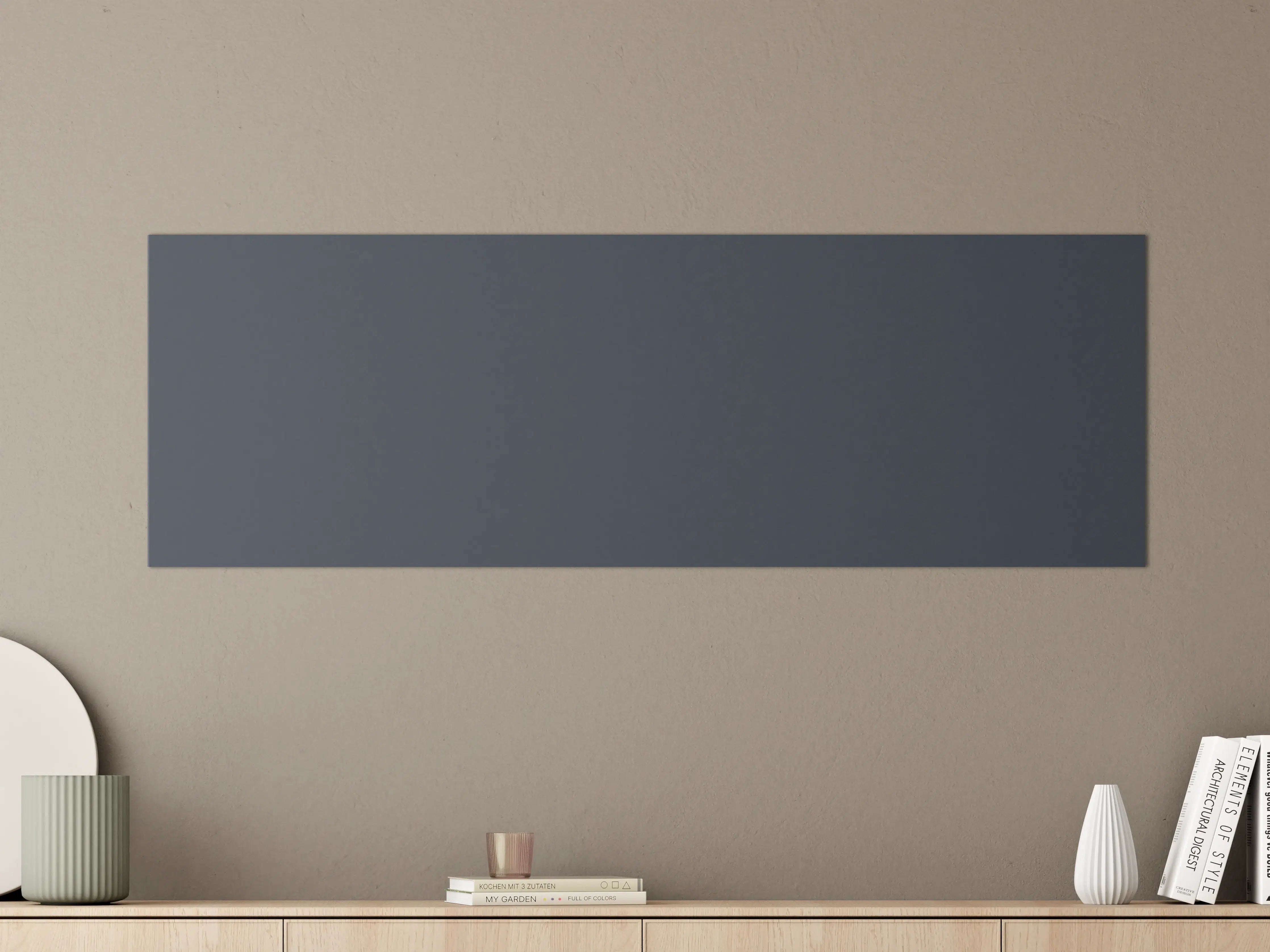 Große Wandbilder - RAL 5008 (Graublau)