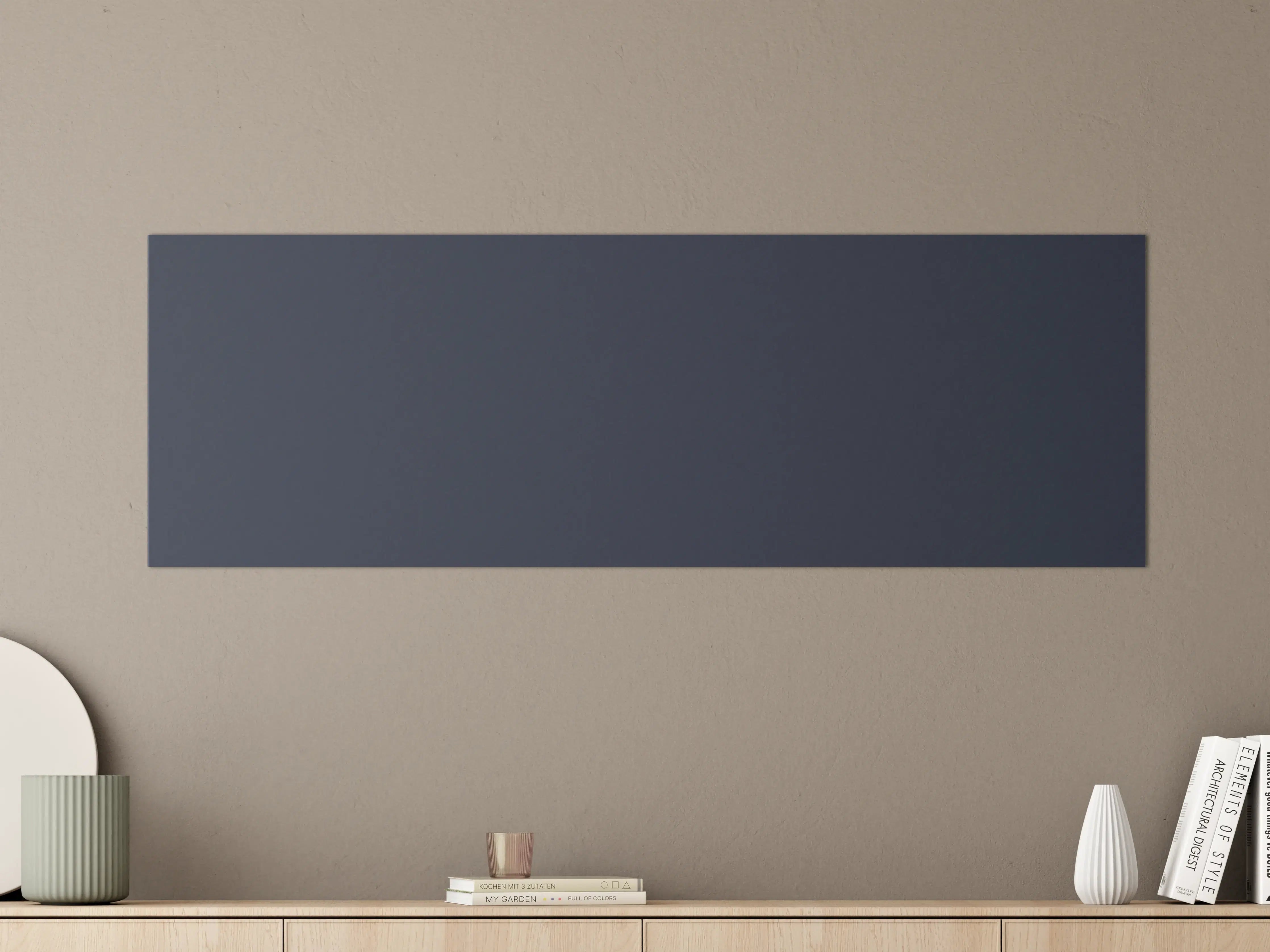 Große Wandbilder - RAL 5011 (Stahlblau)