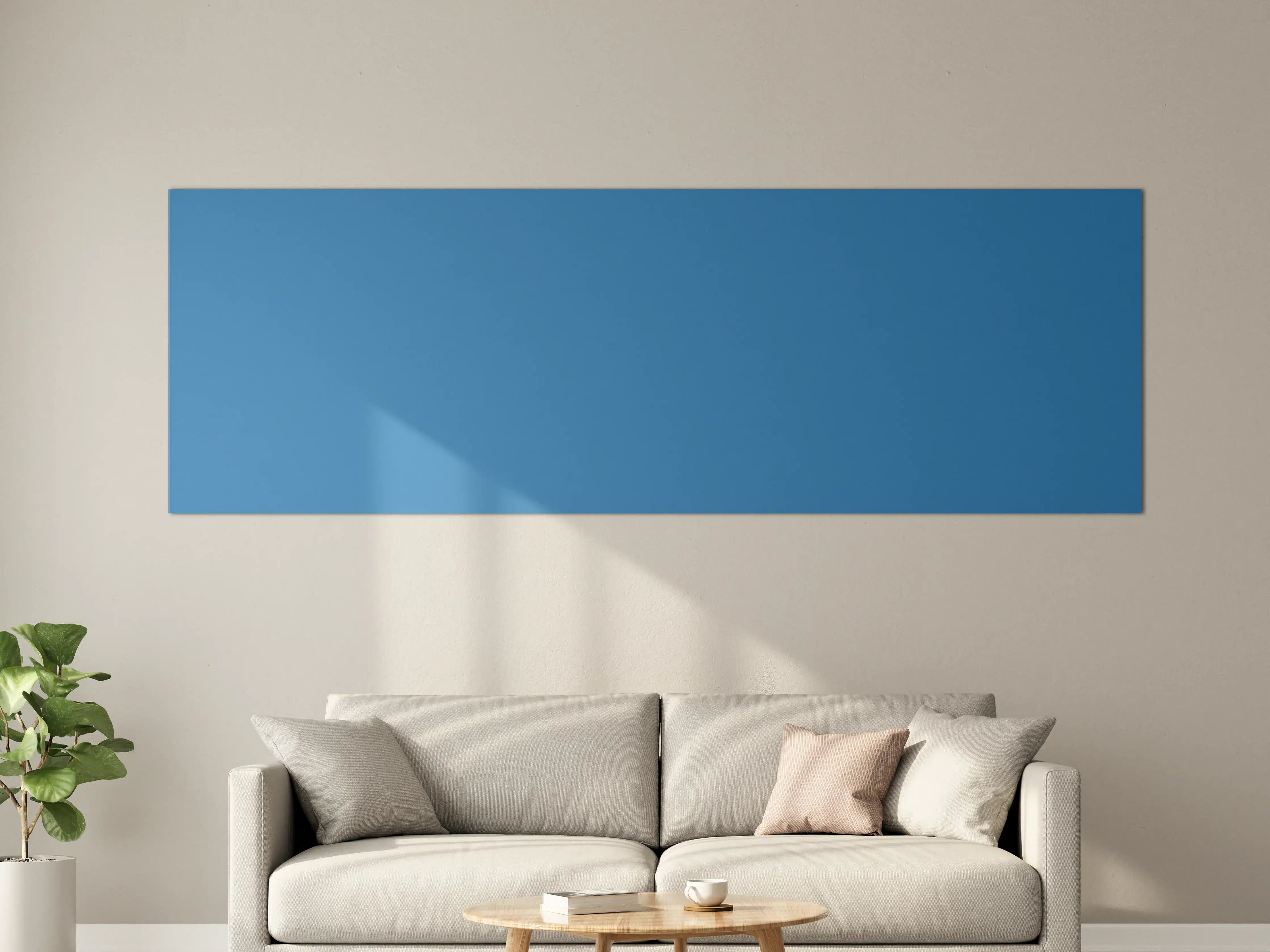 Große Wandbilder - RAL 5012 (Hellblau)