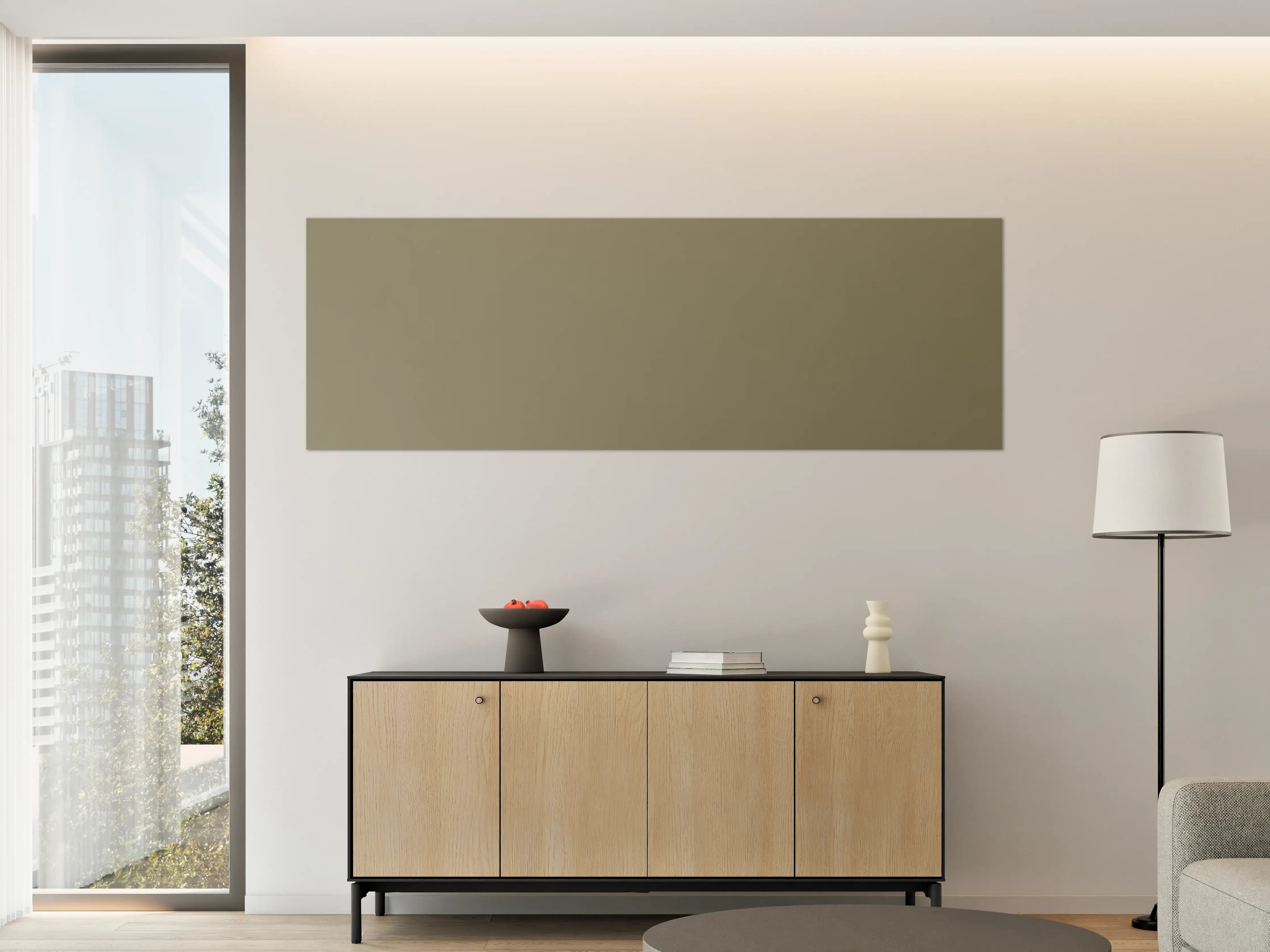 Große Wandbilder - RAL 7002 (Olivgrau)