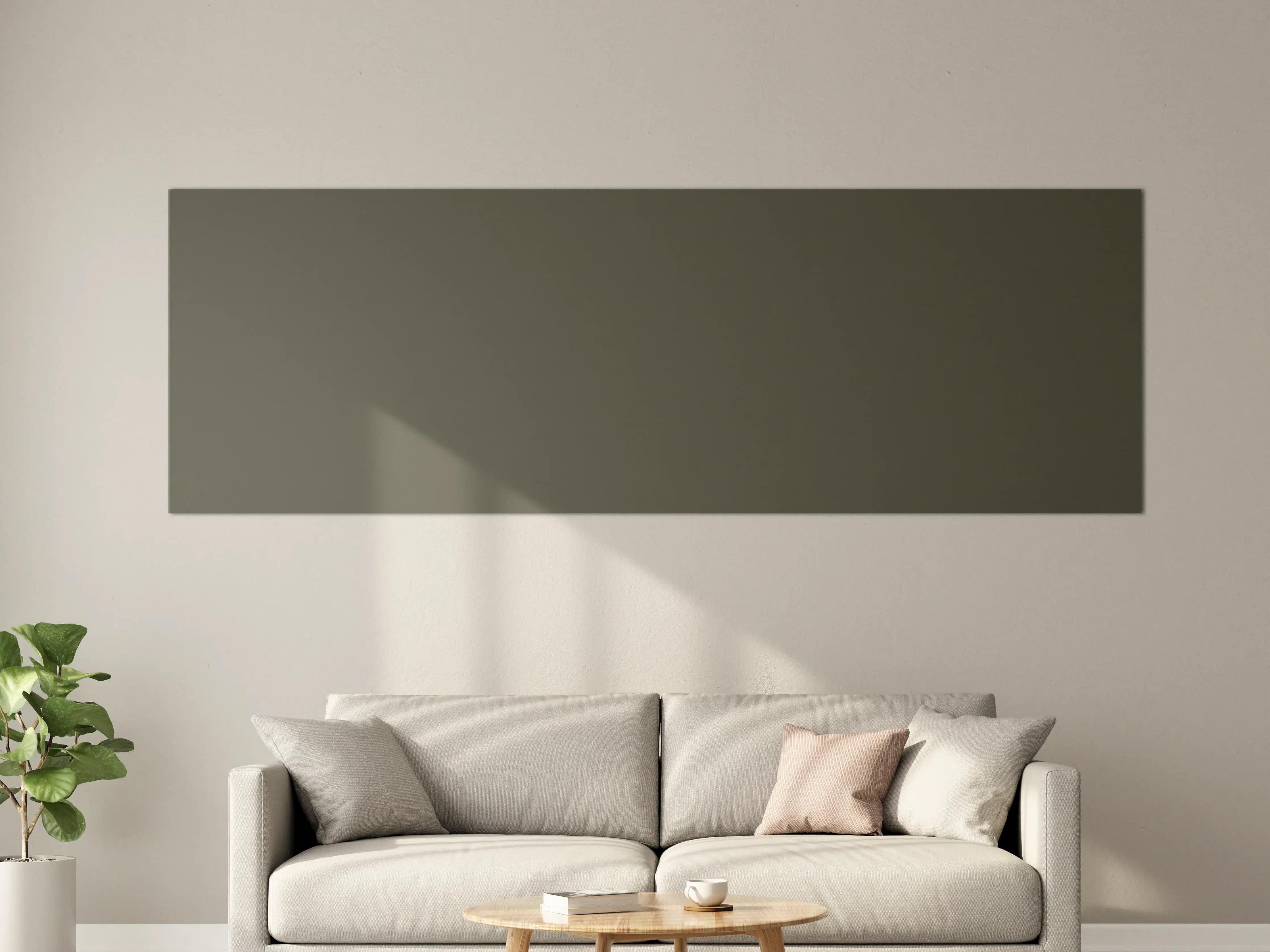 Große Wandbilder - RAL 7013 (auch braun-grau)