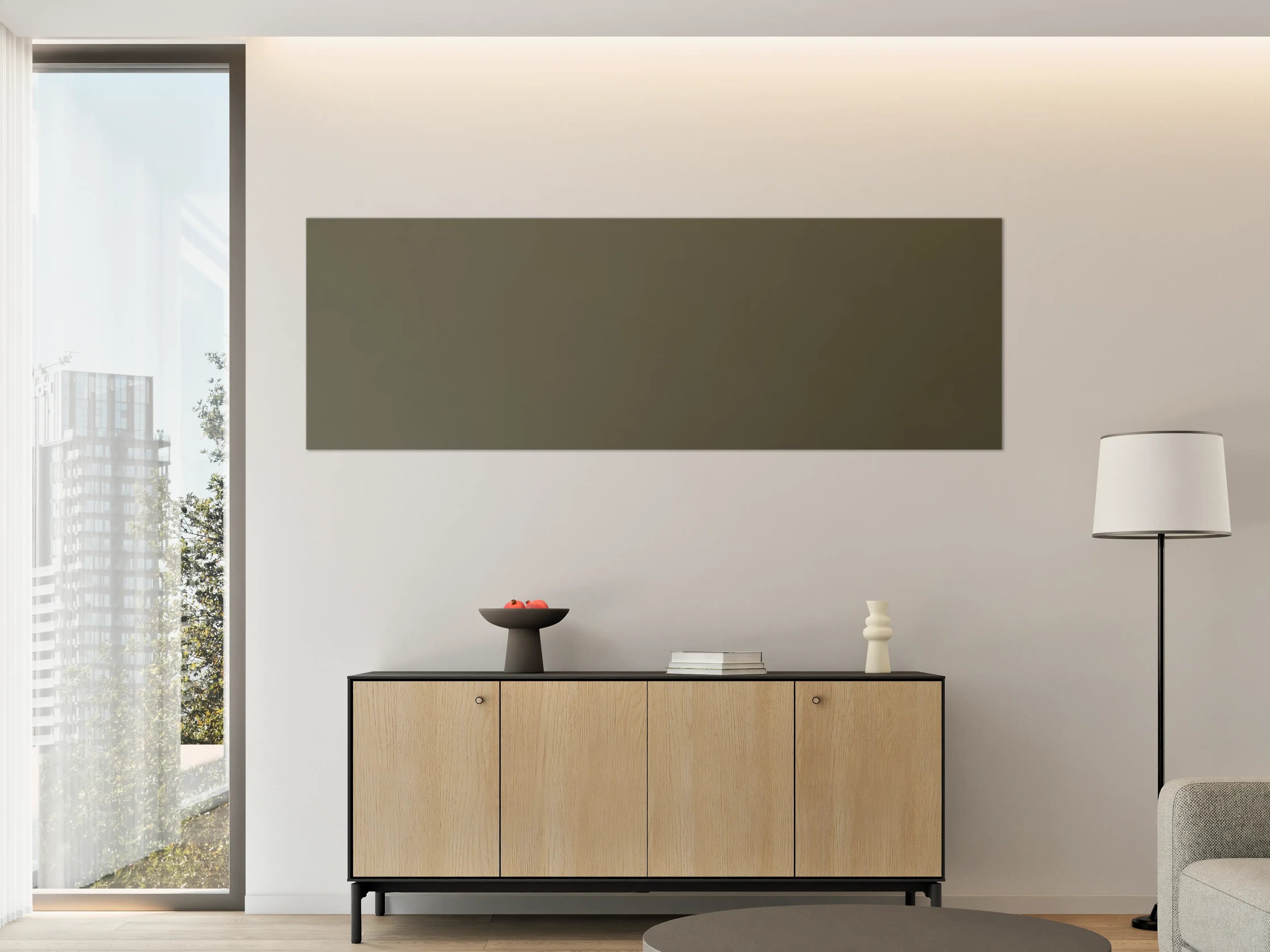 Große Wandbilder - RAL 7013 (auch braun-grau)