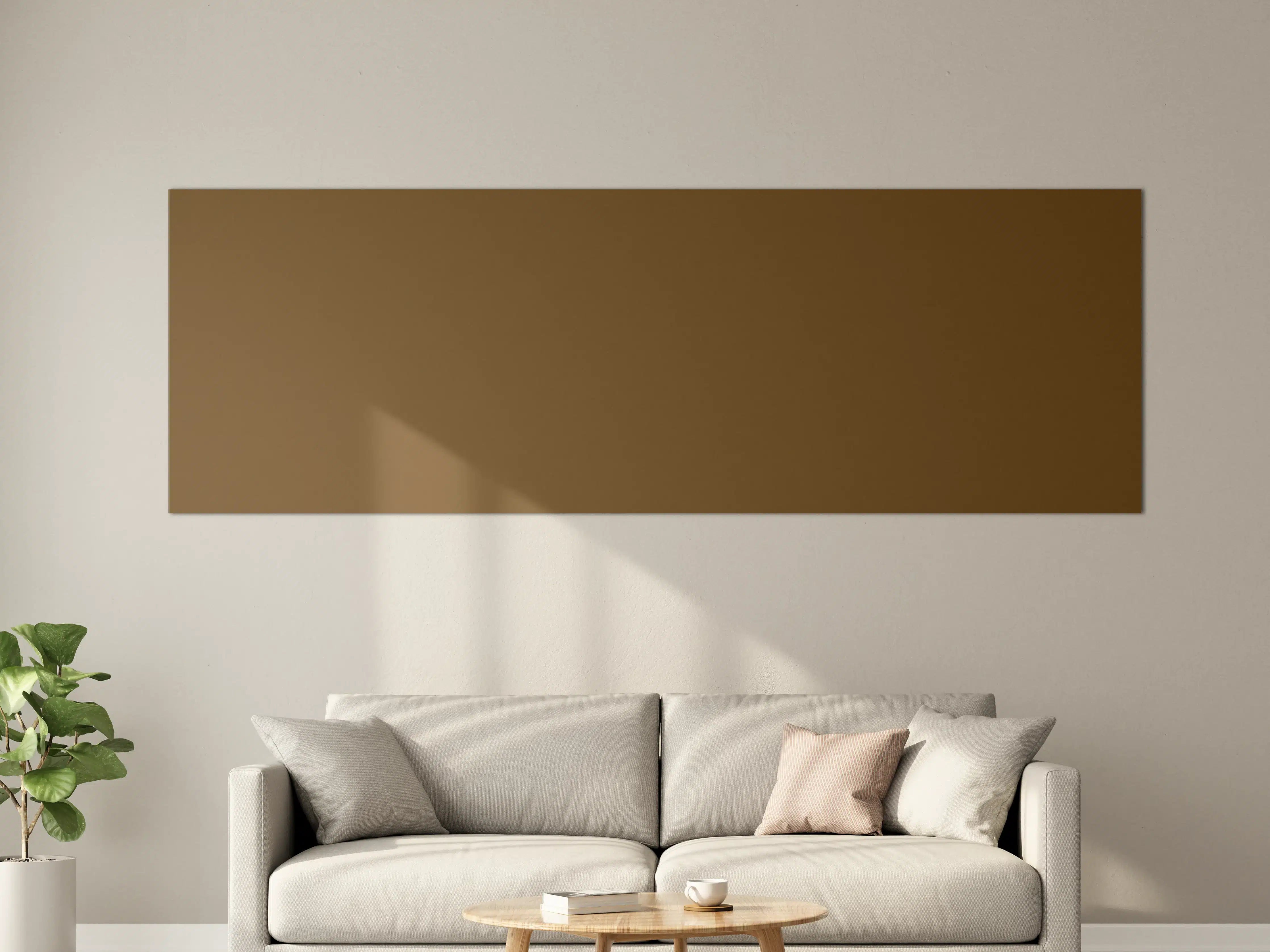 Große Wandbilder - RAL 8008 (Olivbraun)