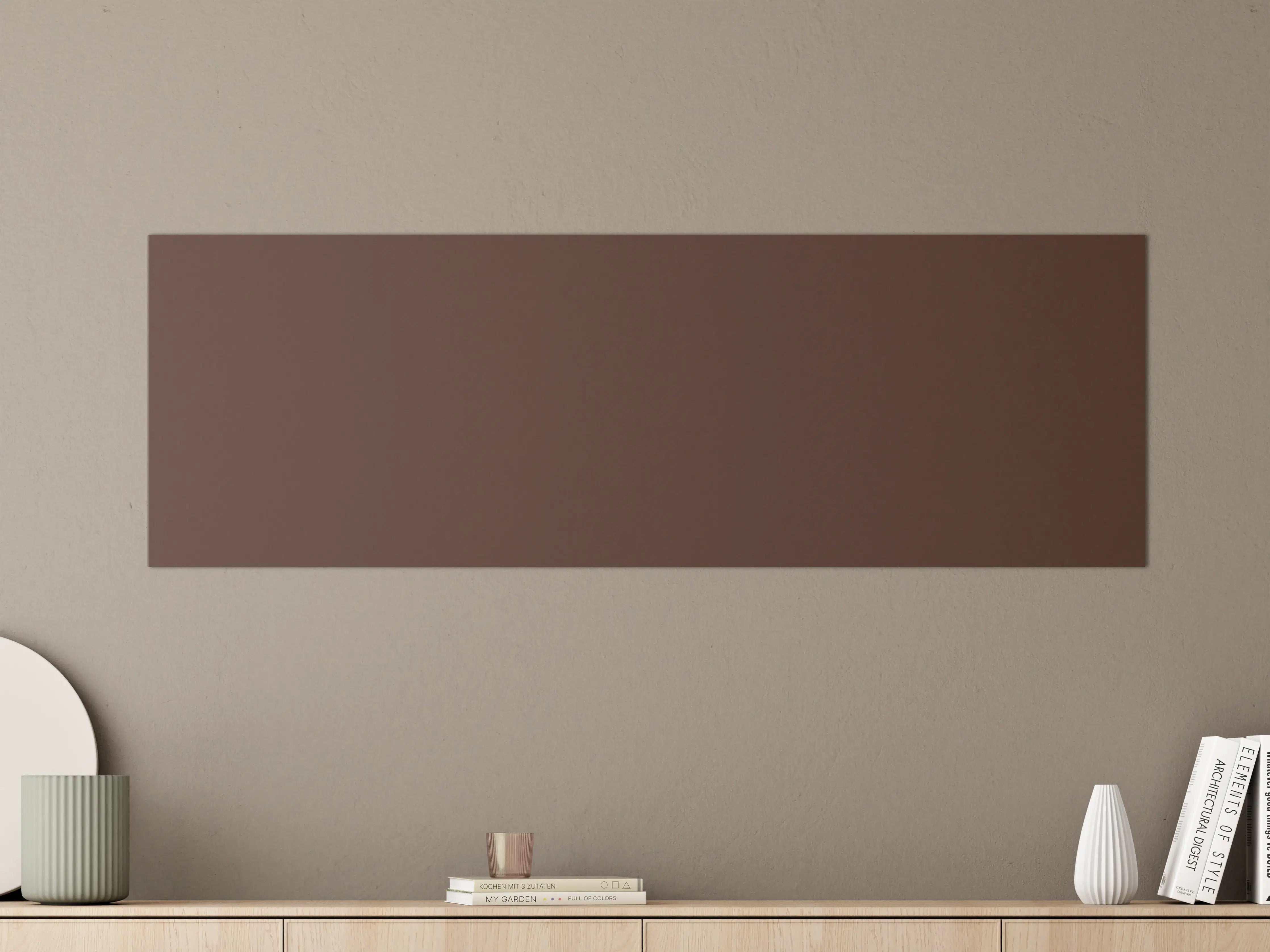 Große Wandbilder - RAL 8016 (Mahagonibraun)