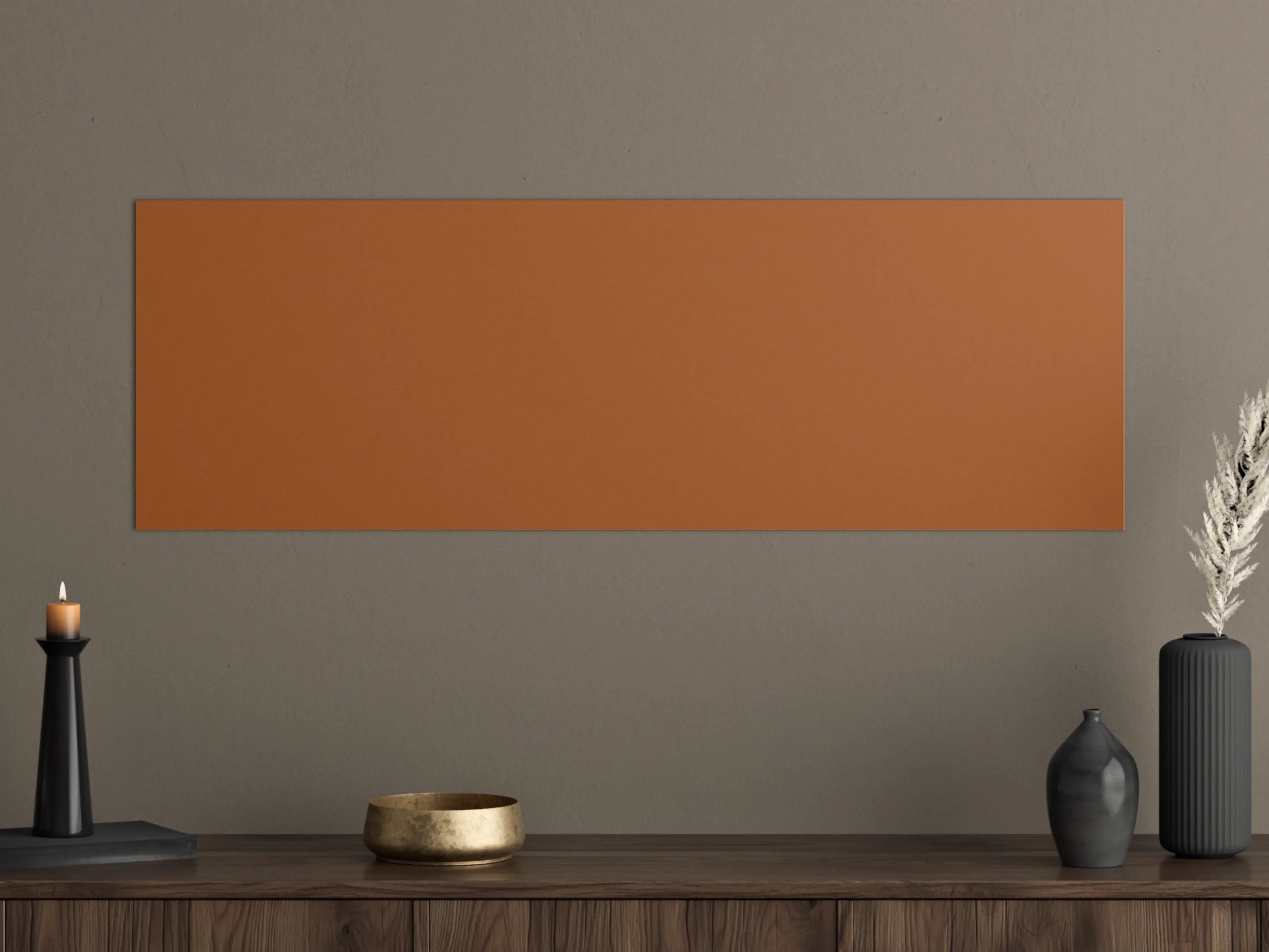 Große Wandbilder - RAL 8023 (Orangebraun)
