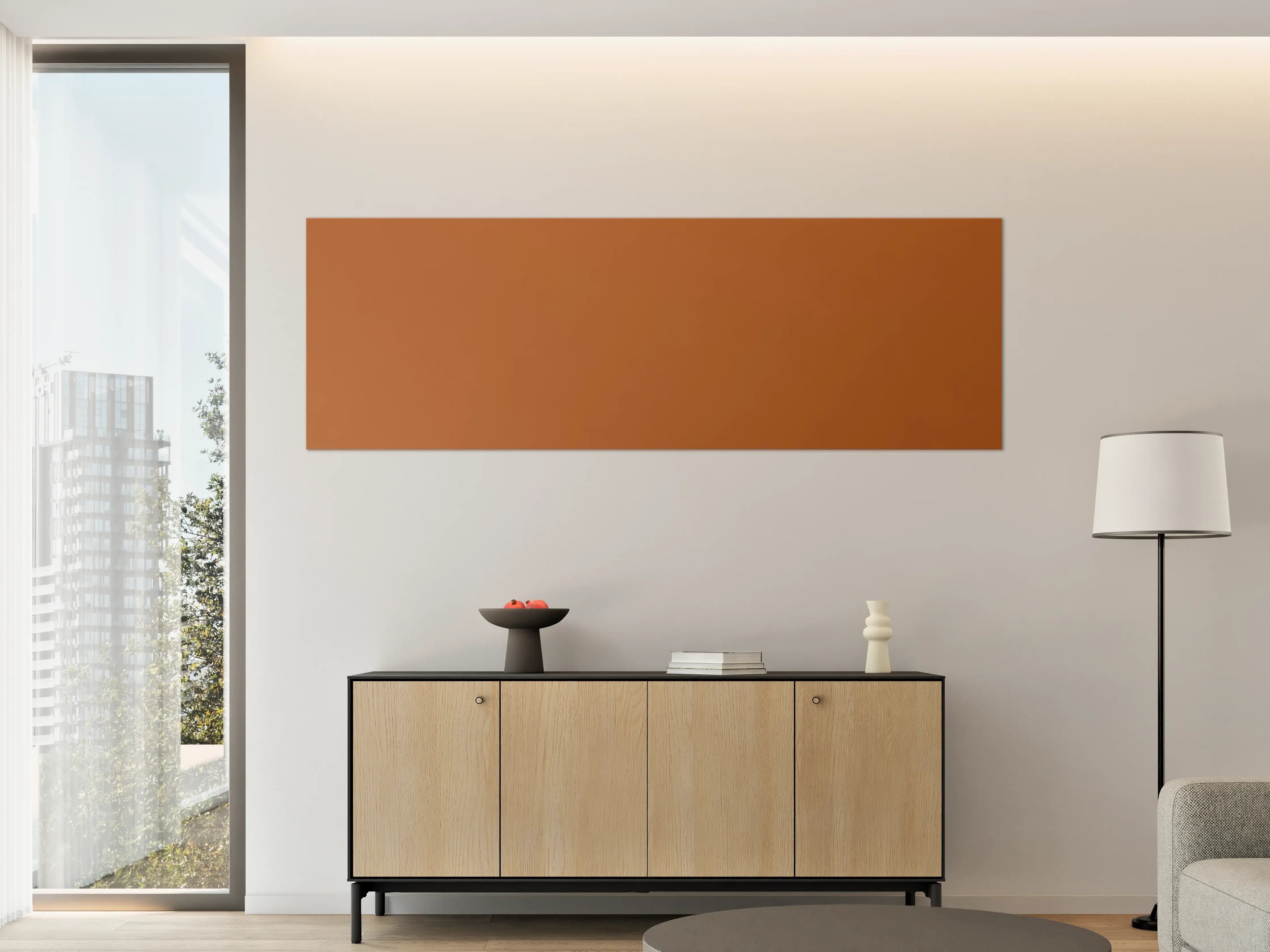 Große Wandbilder - RAL 8023 (Orangebraun)