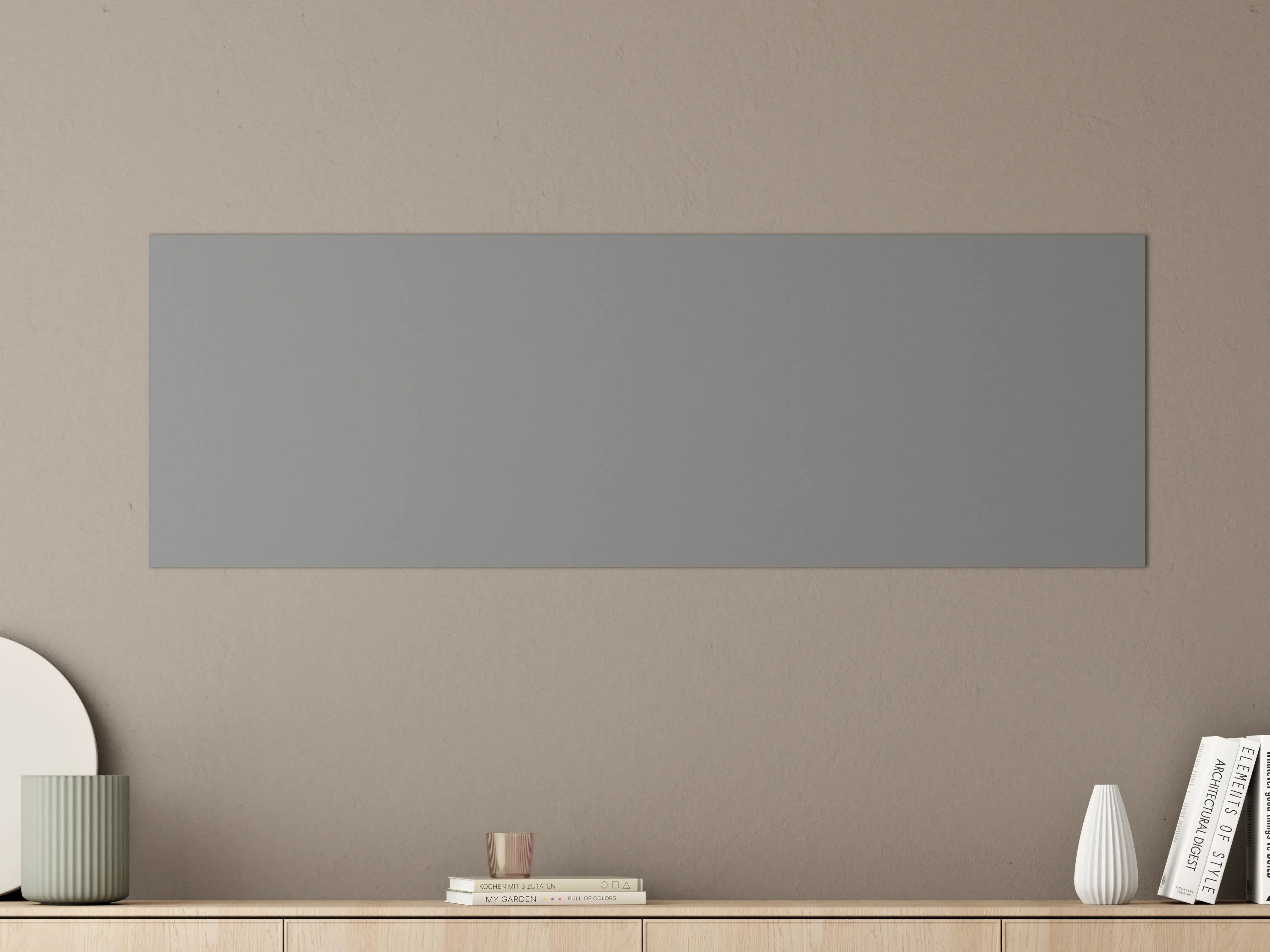 Große Wandbilder - RAL 9023 (Perlgrau dunkelgrau)