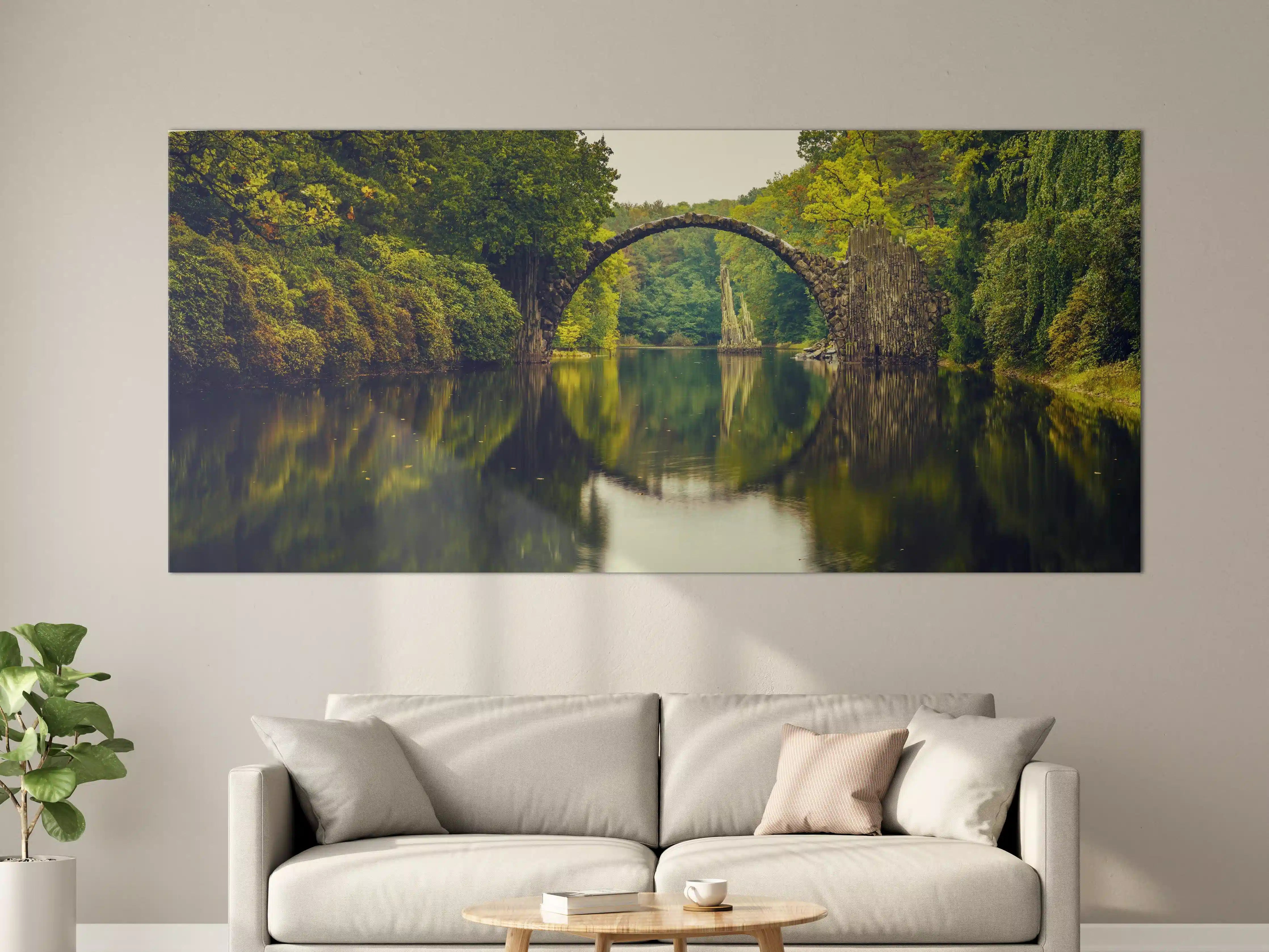 Große Wandbilder - Rakotz bridge in Kromlau