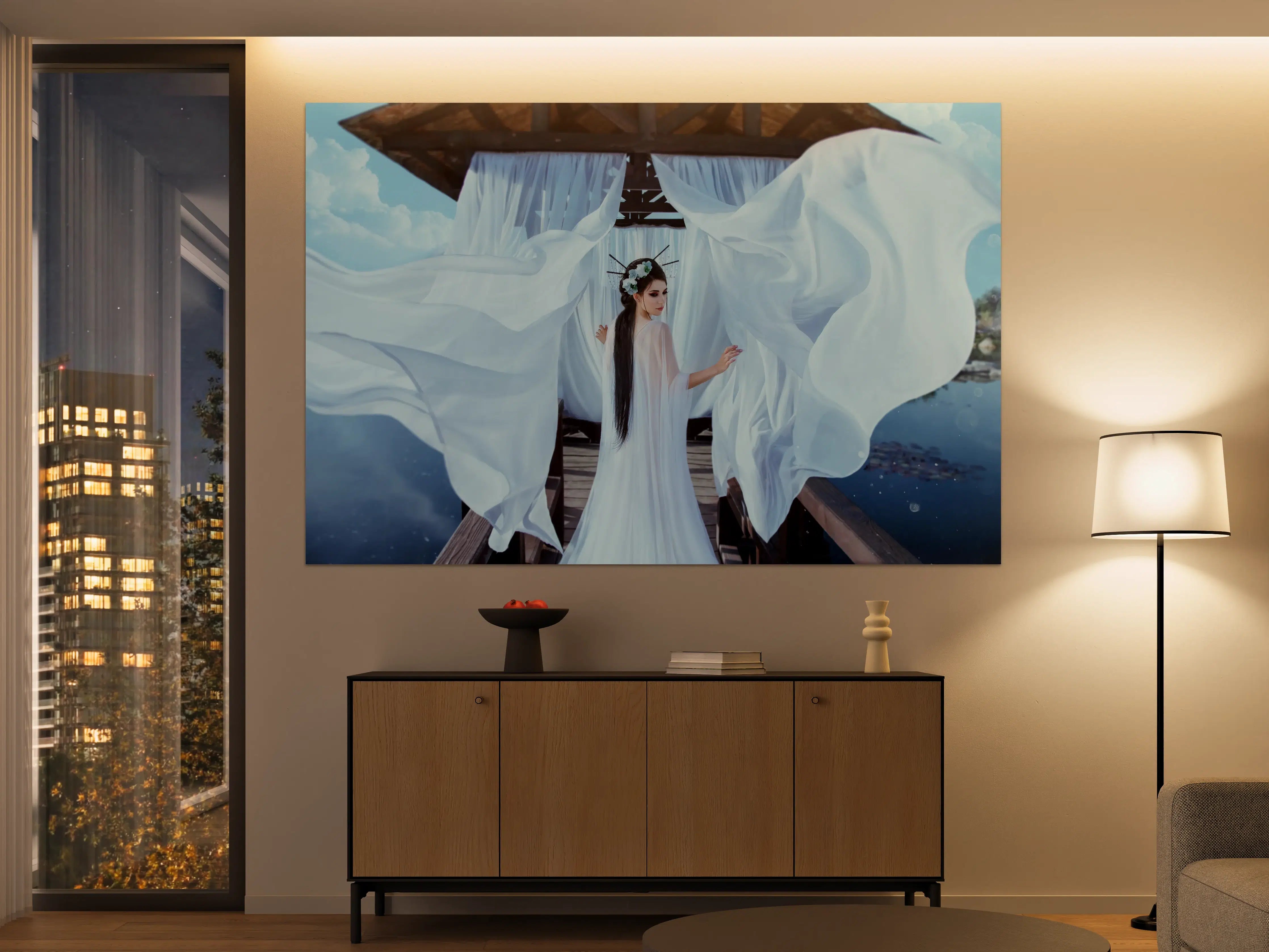 Große Wandbilder - Reines Japanisches Porträt 