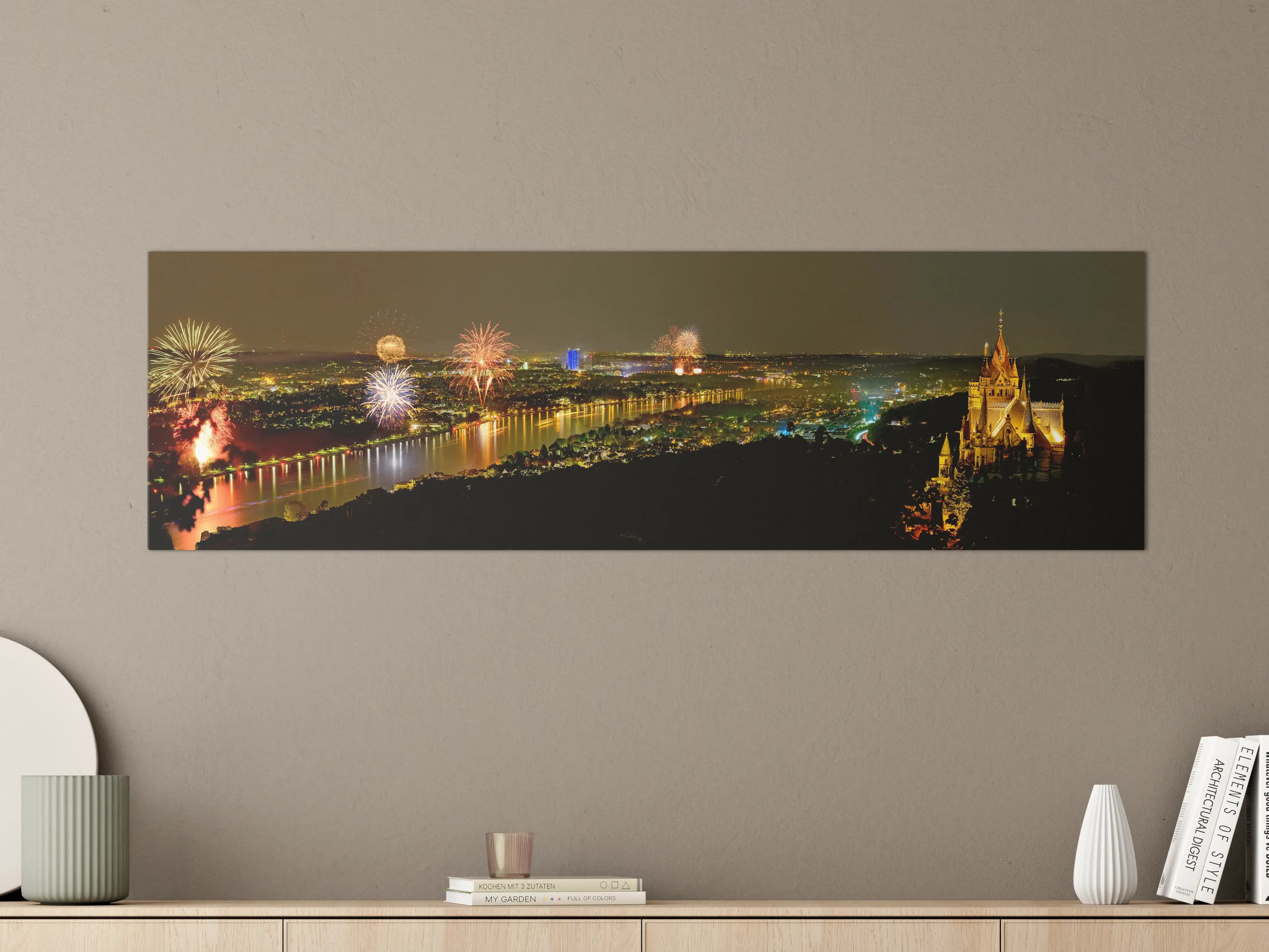 Große Wandbilder - Rhein in Flammen
