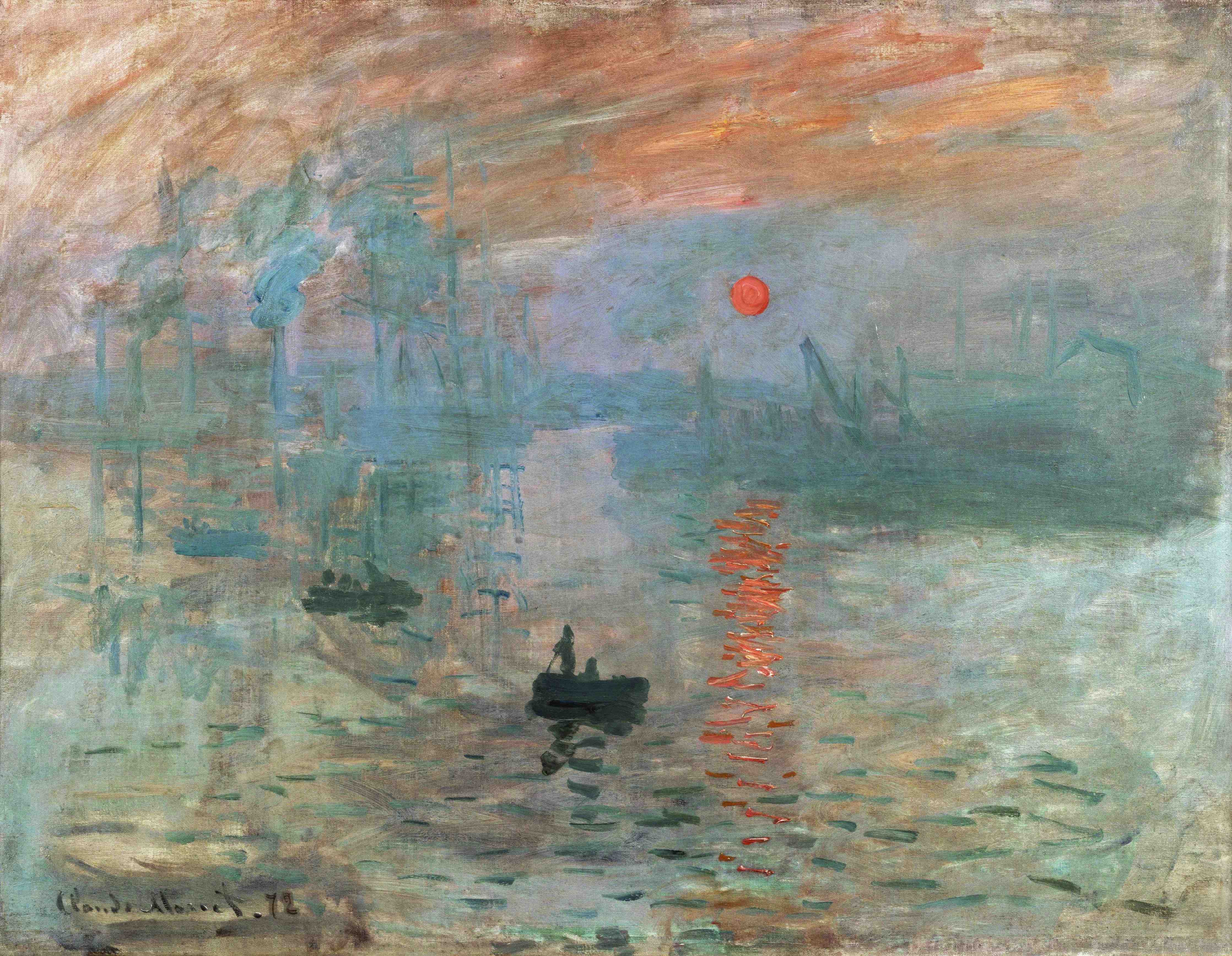 Große Wandbilder-Romantischer Sonnenuntergang über dem Wasser