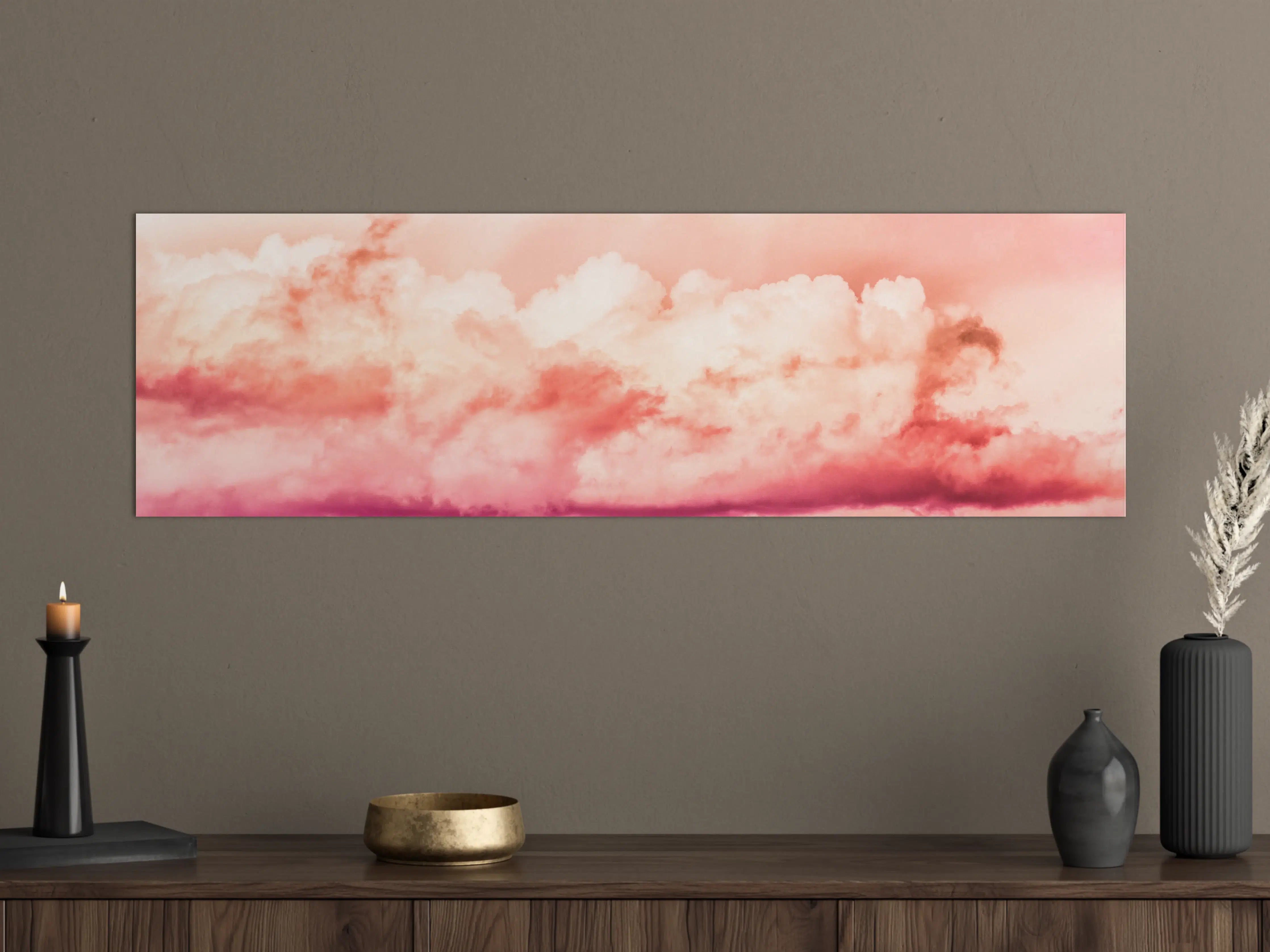 Große Wandbilder - Rosa Wolkenhimmel