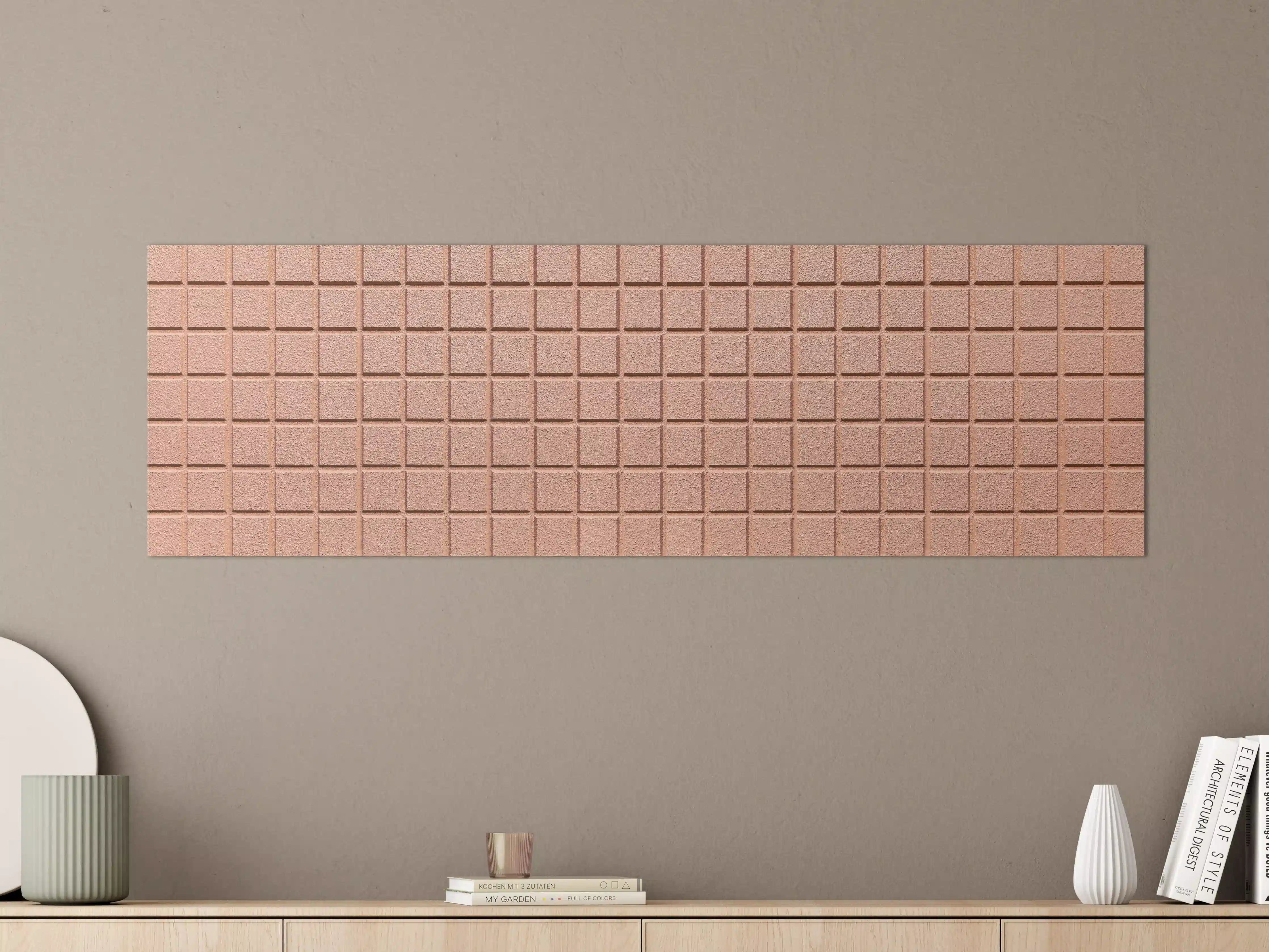 Große Wandbilder - Rosafarbige Steintextur