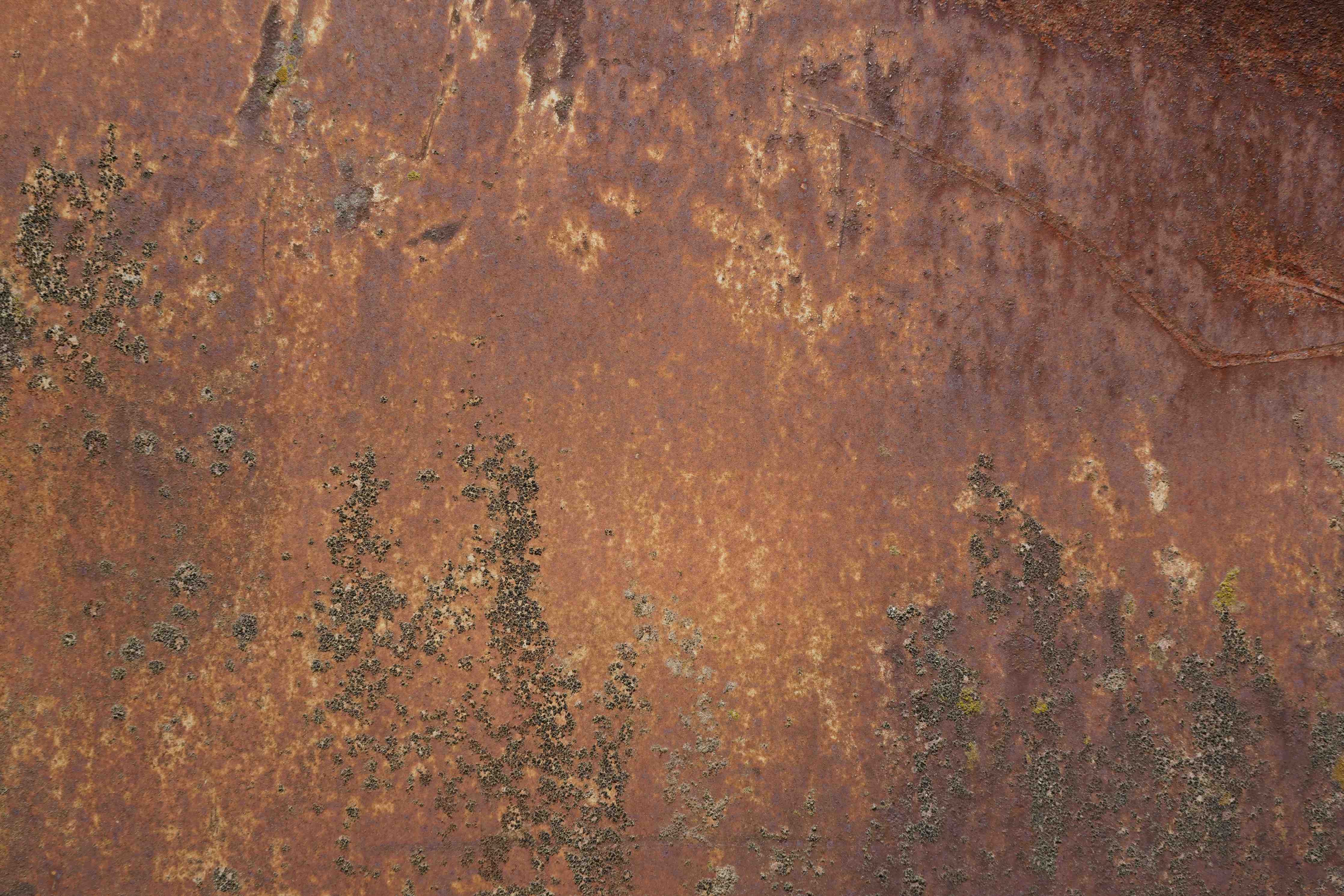 Große Wandbilder-Rostige Metalloberfläche mit grüner Patina