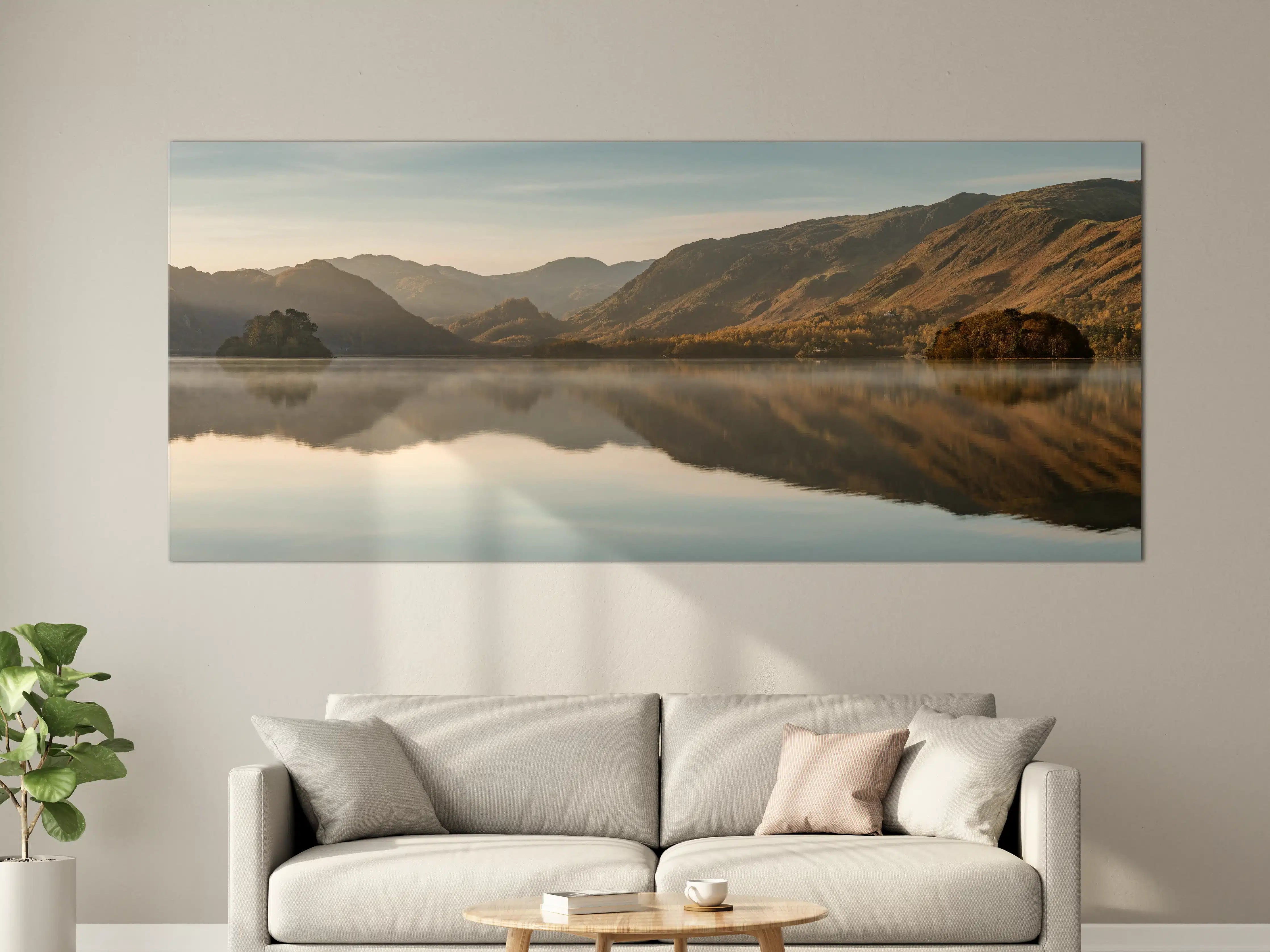 Große Wandbilder - Ruhige Reflexionen im stillen Derwentwater