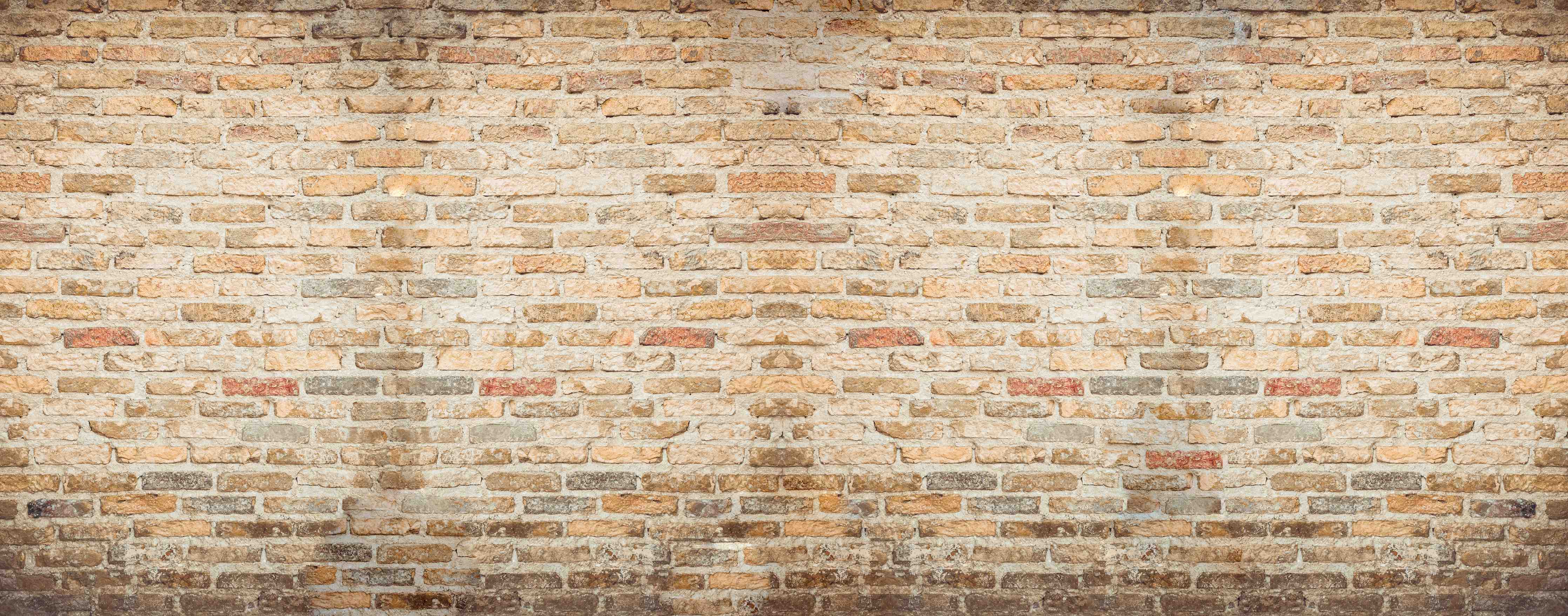 Große Wandbilder-Rustikale Backsteinmauer