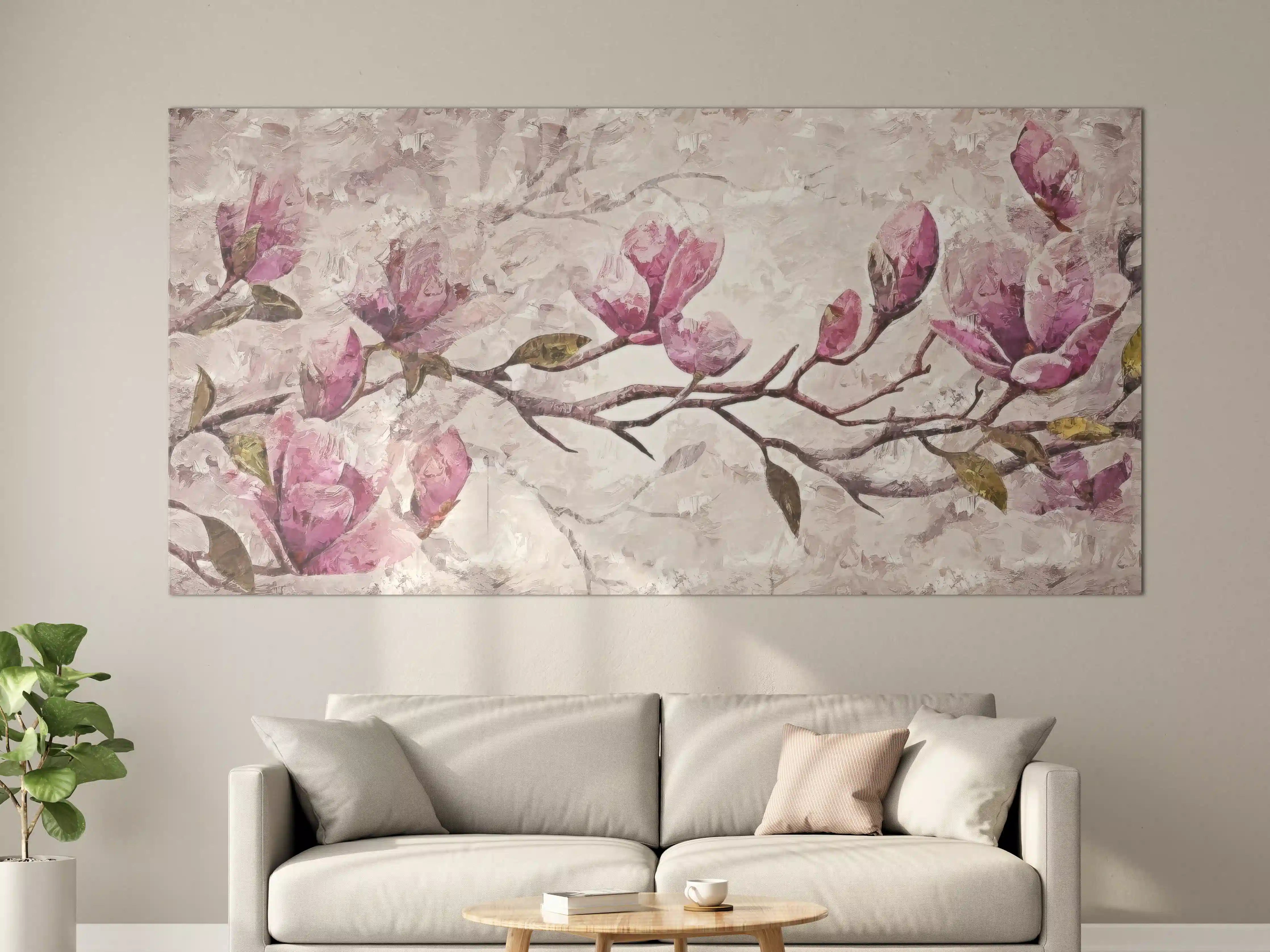 Große Wandbilder - Sakura Baum - Gemälde
