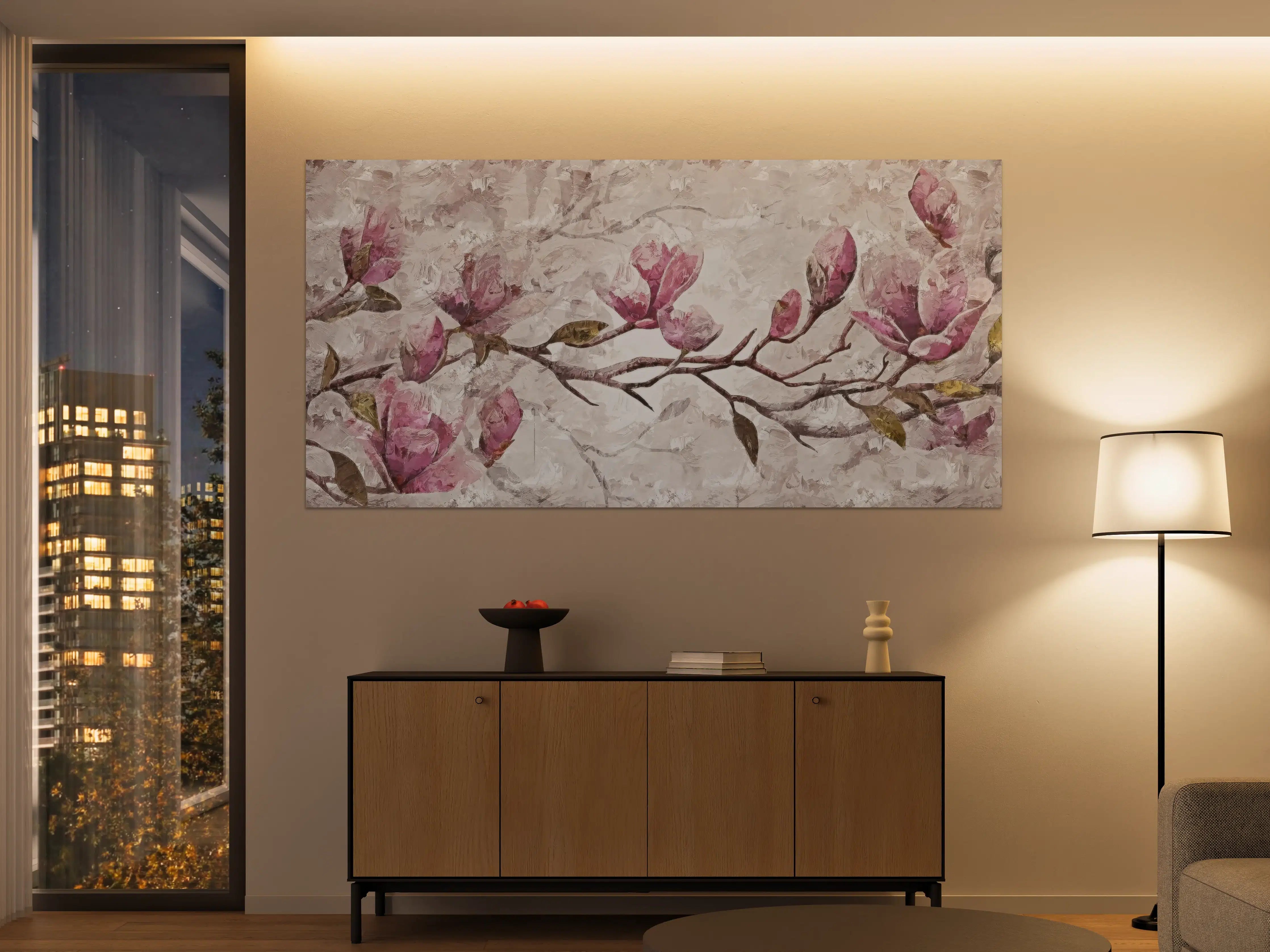 Große Wandbilder - Sakura Baum - Gemälde