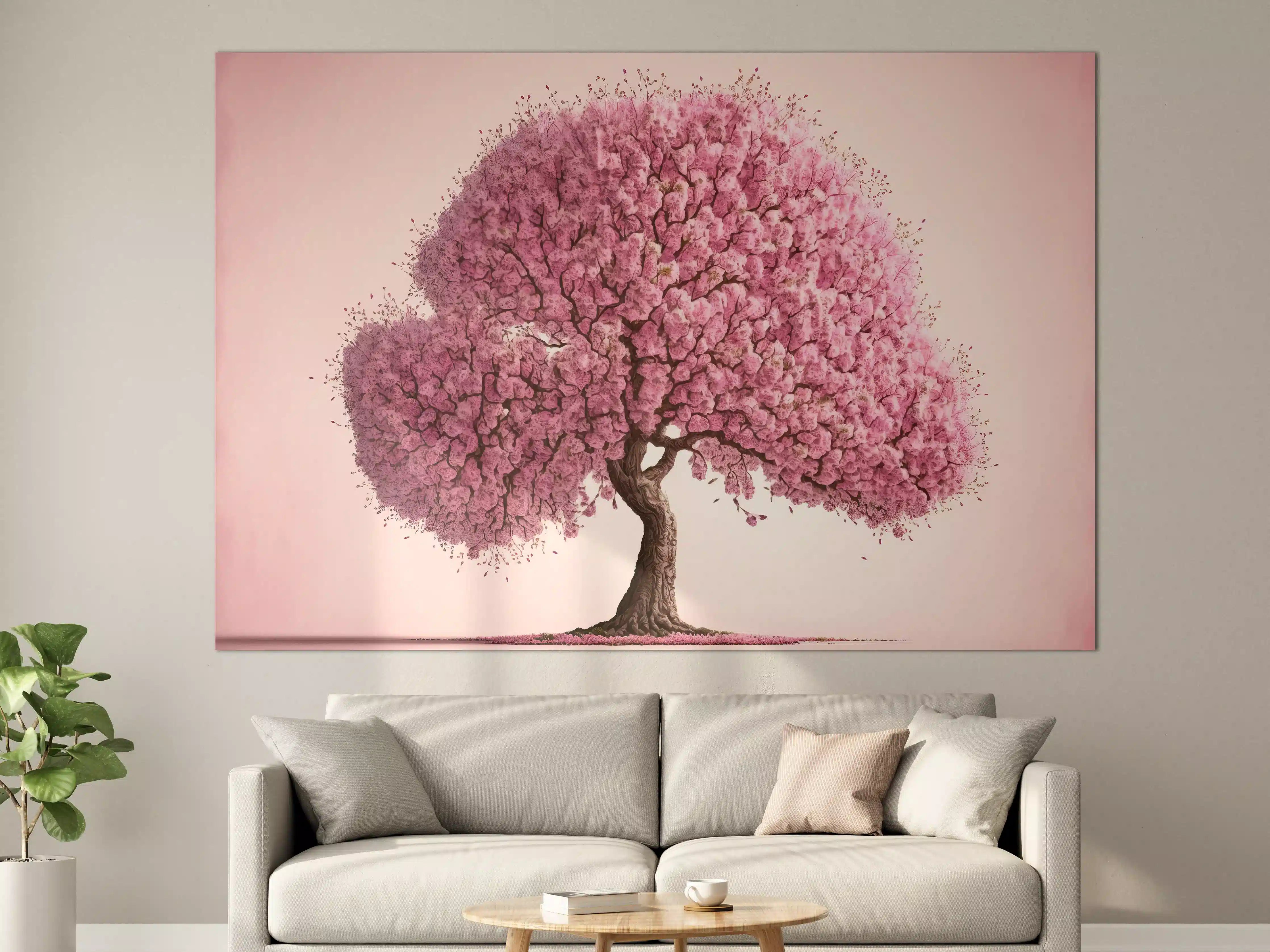 Große Wandbilder - Sakura baum - KI generiert