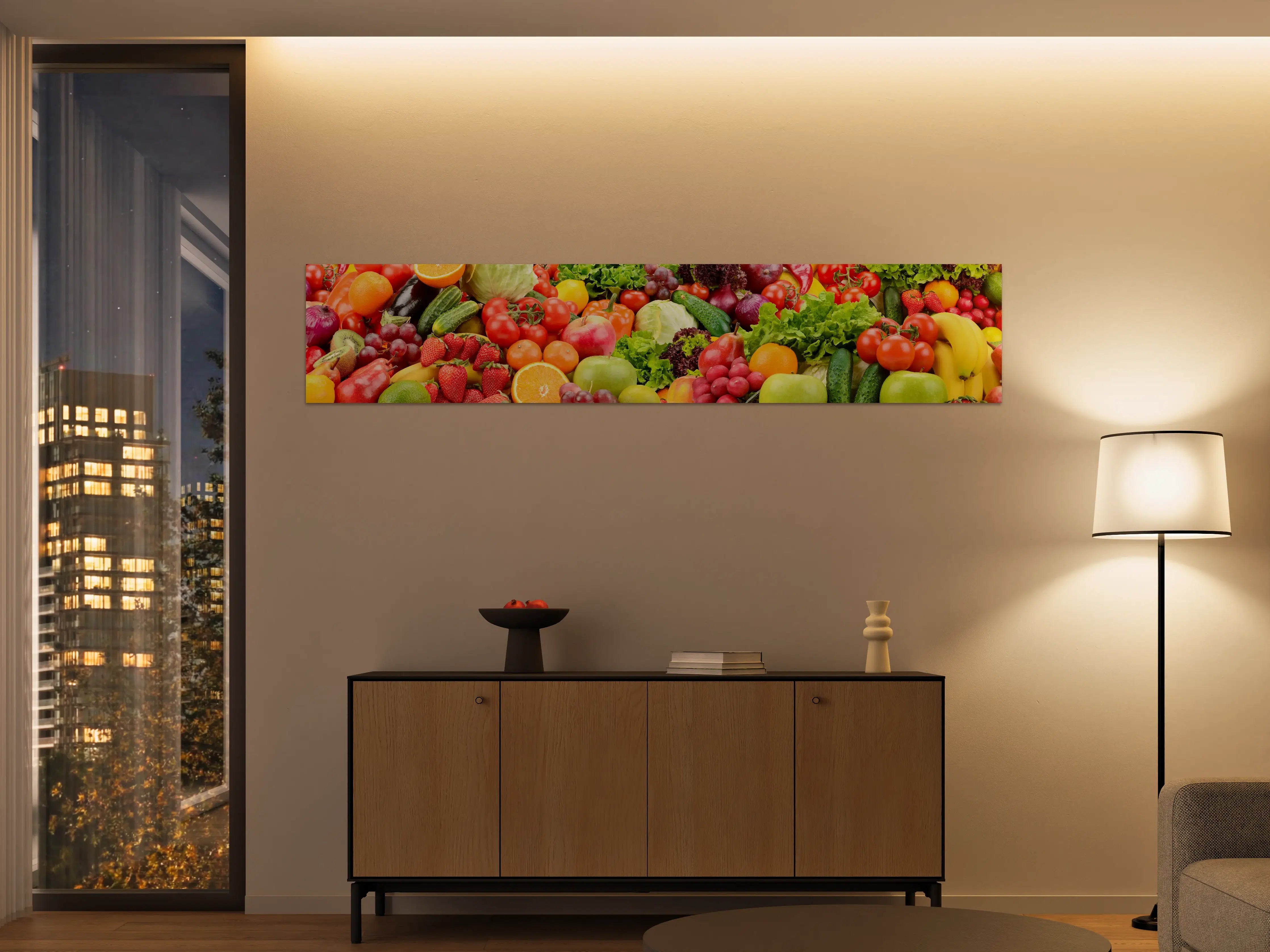 Große Wandbilder - Sammlung von Obst & Gemüse