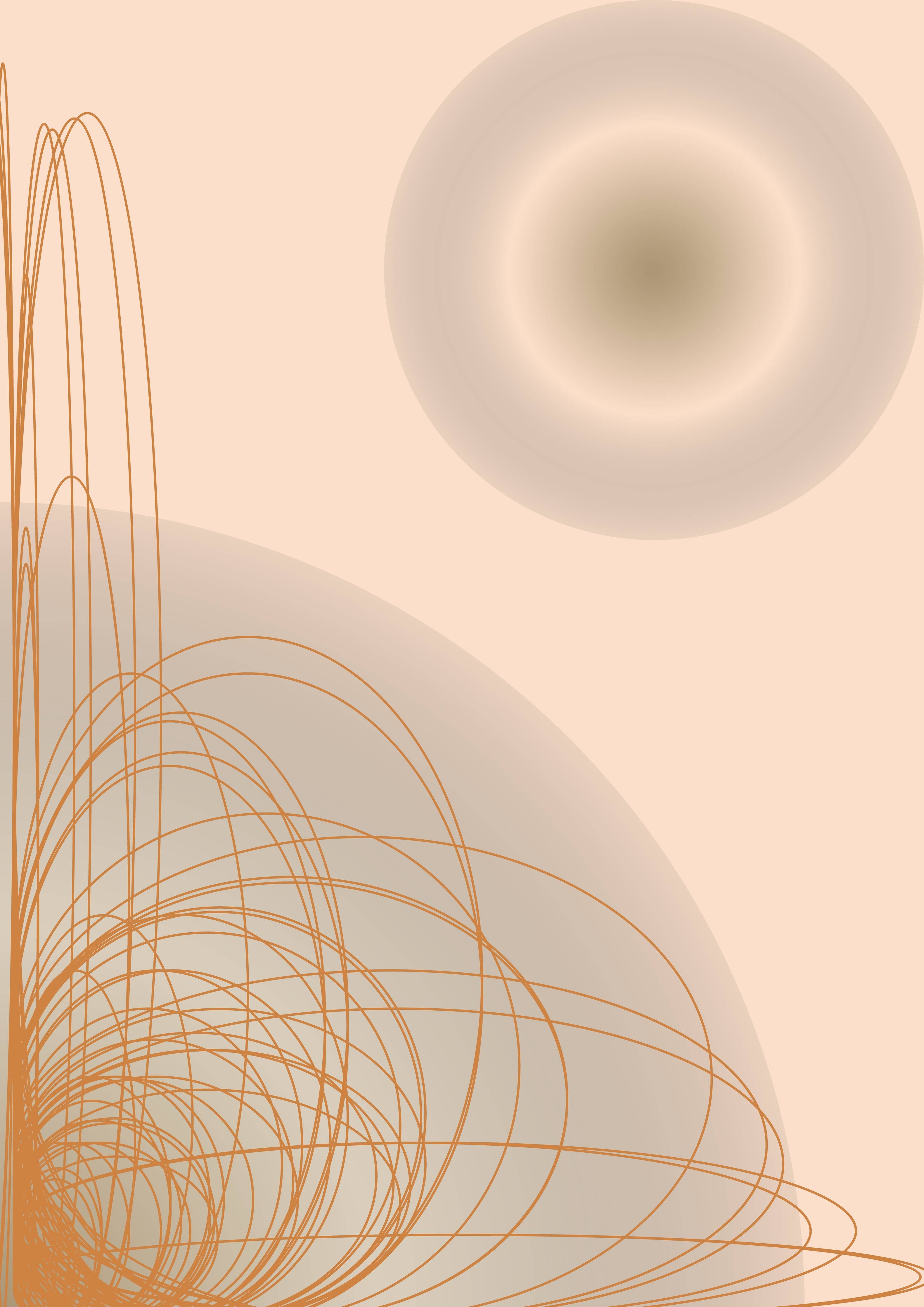 Große Wandbilder-Sanfte Beige-Töne mit geometrischer Linienführung