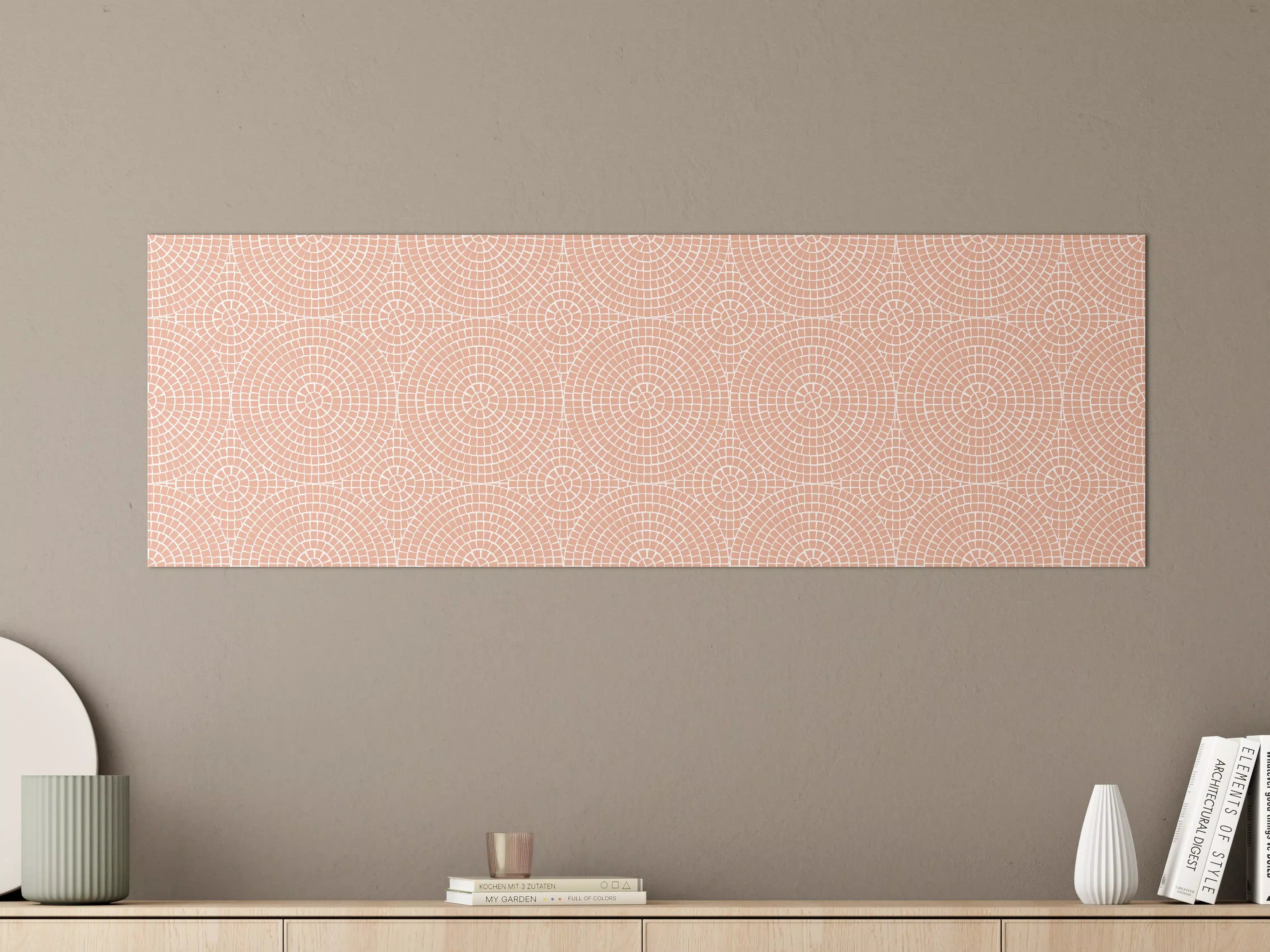 Große Wandbilder - Sanfte Grau-Weiße Geometric