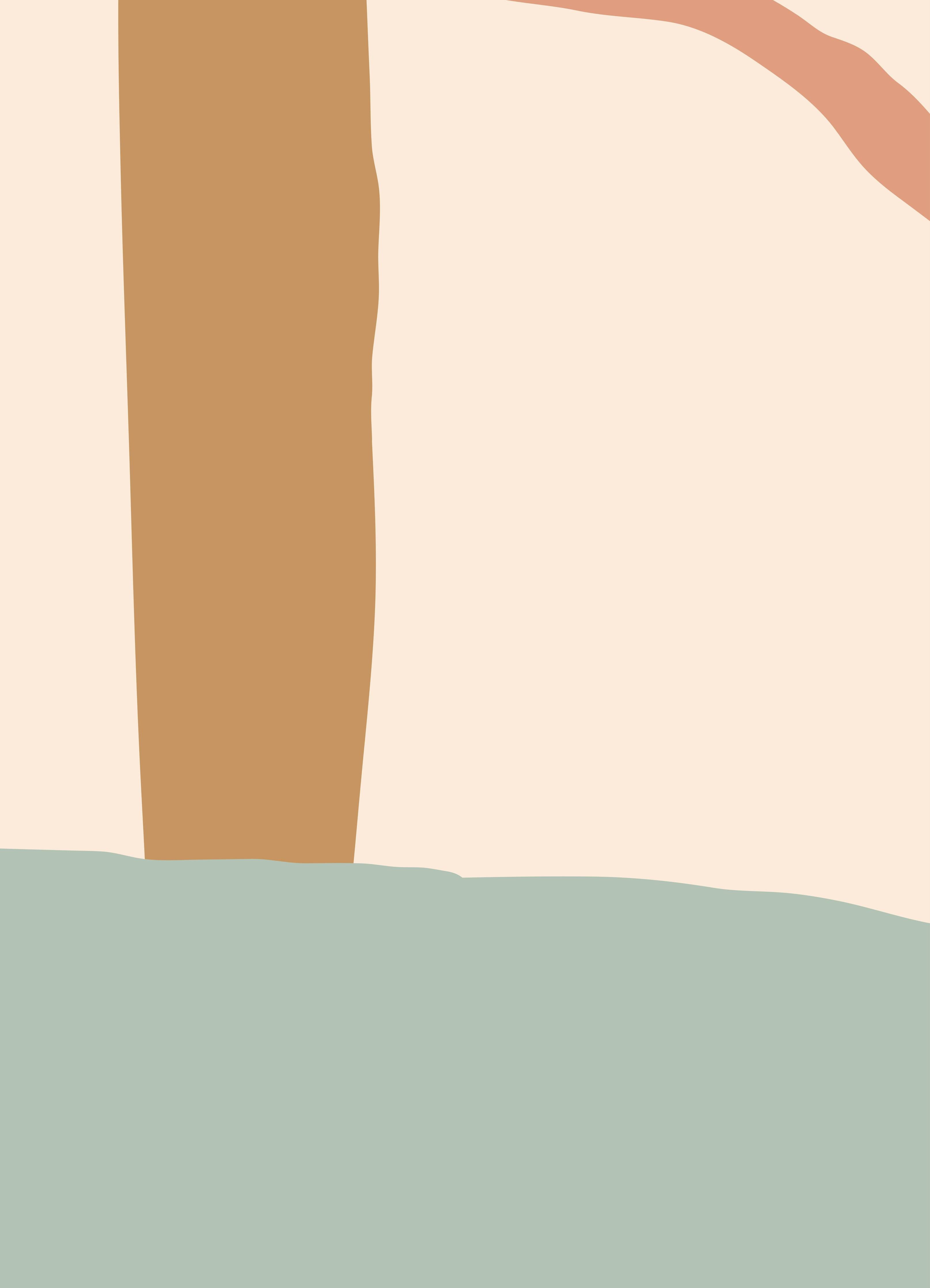 Große Wandbilder-Sanfte Naturfarben als minimalistisches Wandbild