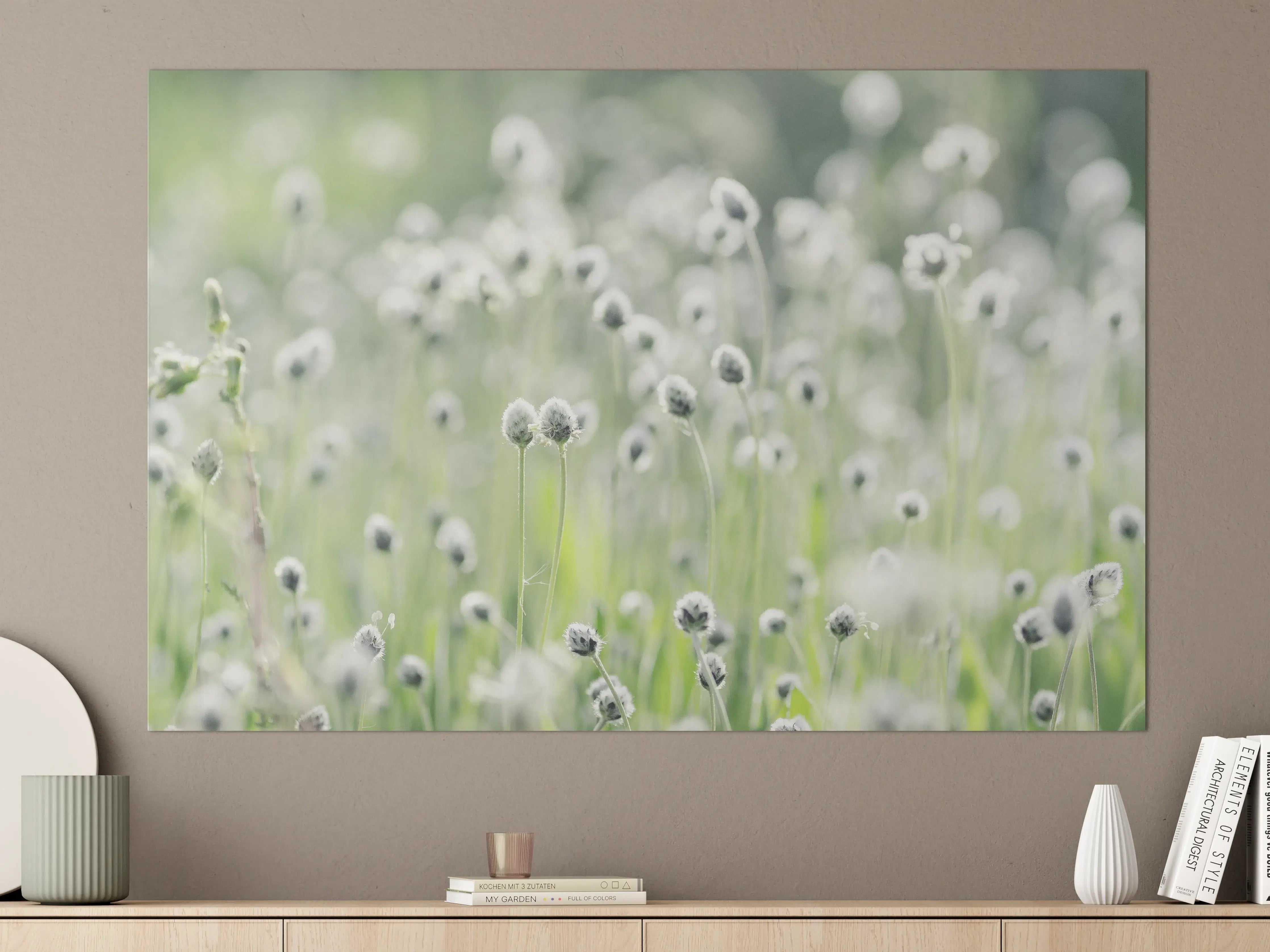 Große Wandbilder - Sanfte Wildblumenwiese