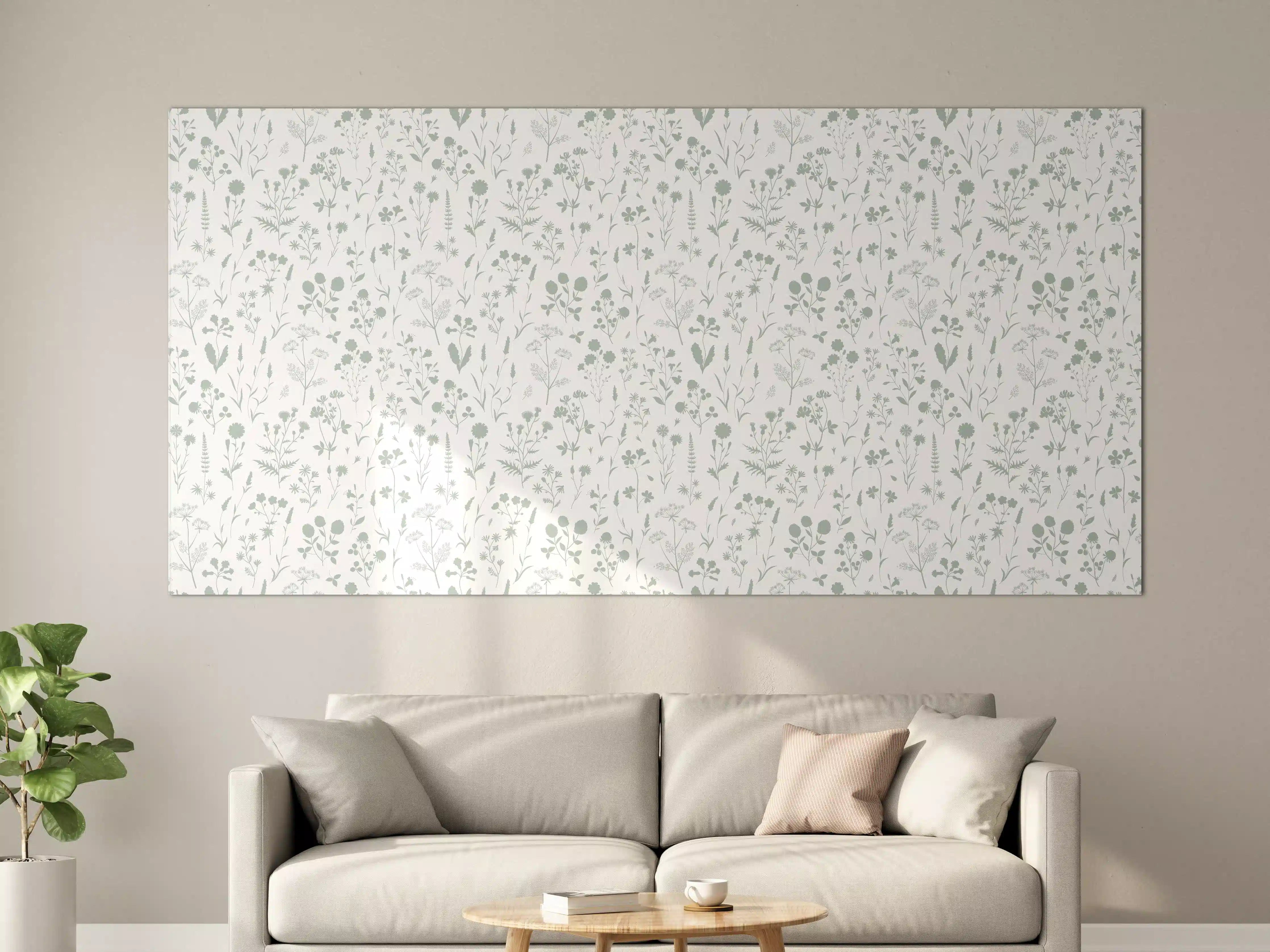 Große Wandbilder - Sanftes Blumendesign in Pastellfarben