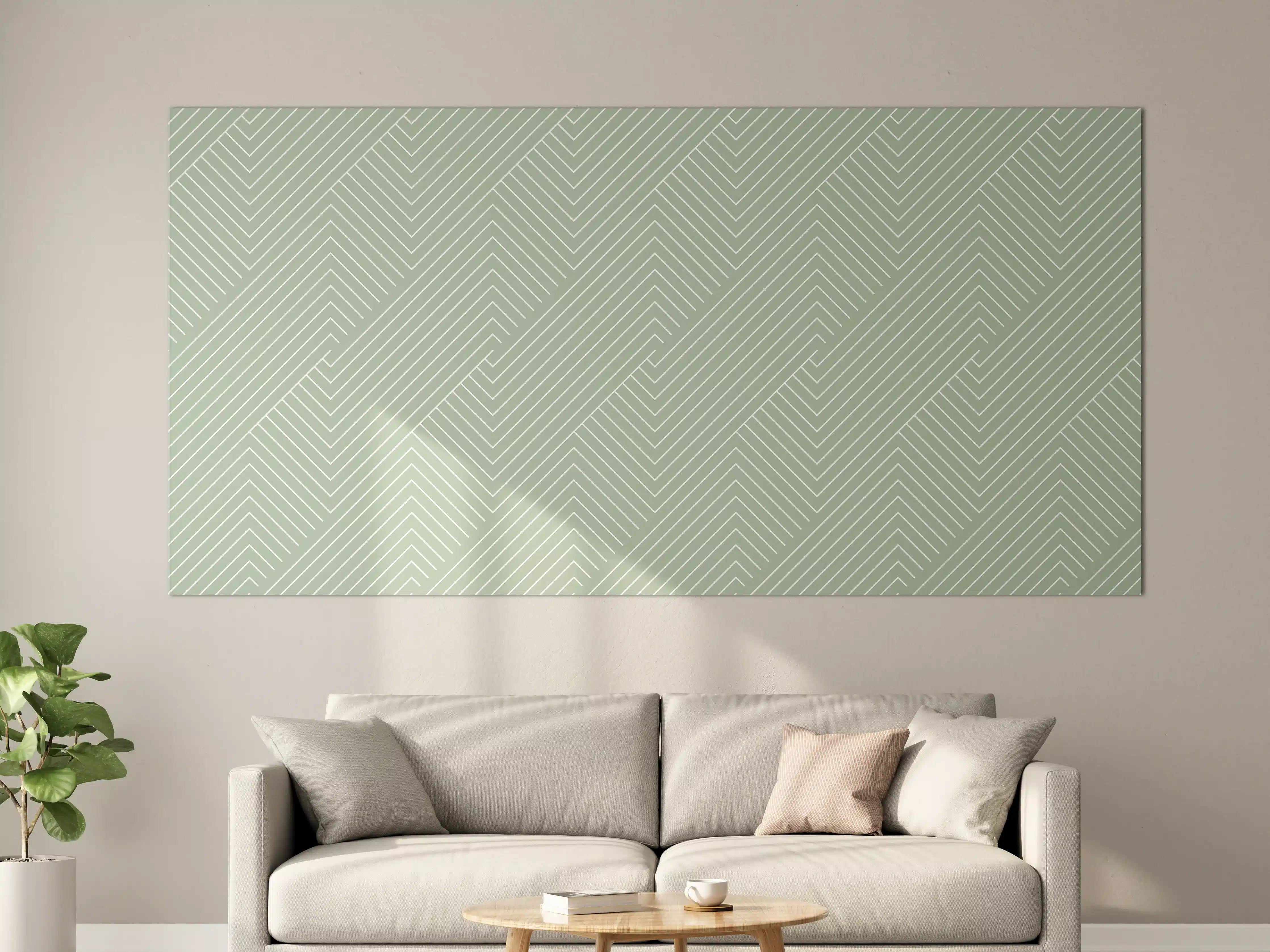 Große Wandbilder - Sanftes Grau-Beige Muster