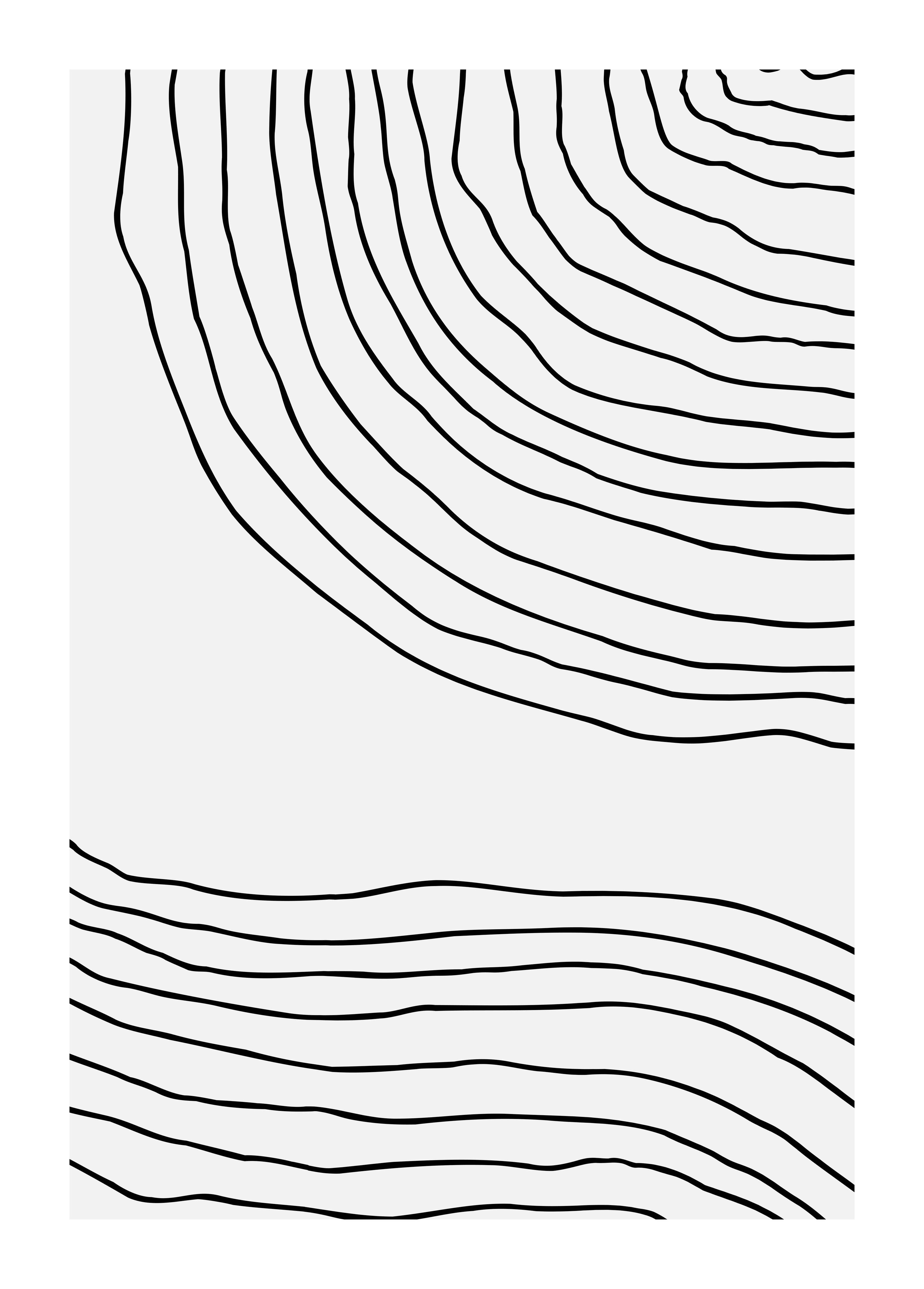 Große Wandbilder-Schlichte Linienkunst in Schwarz-Weiß
