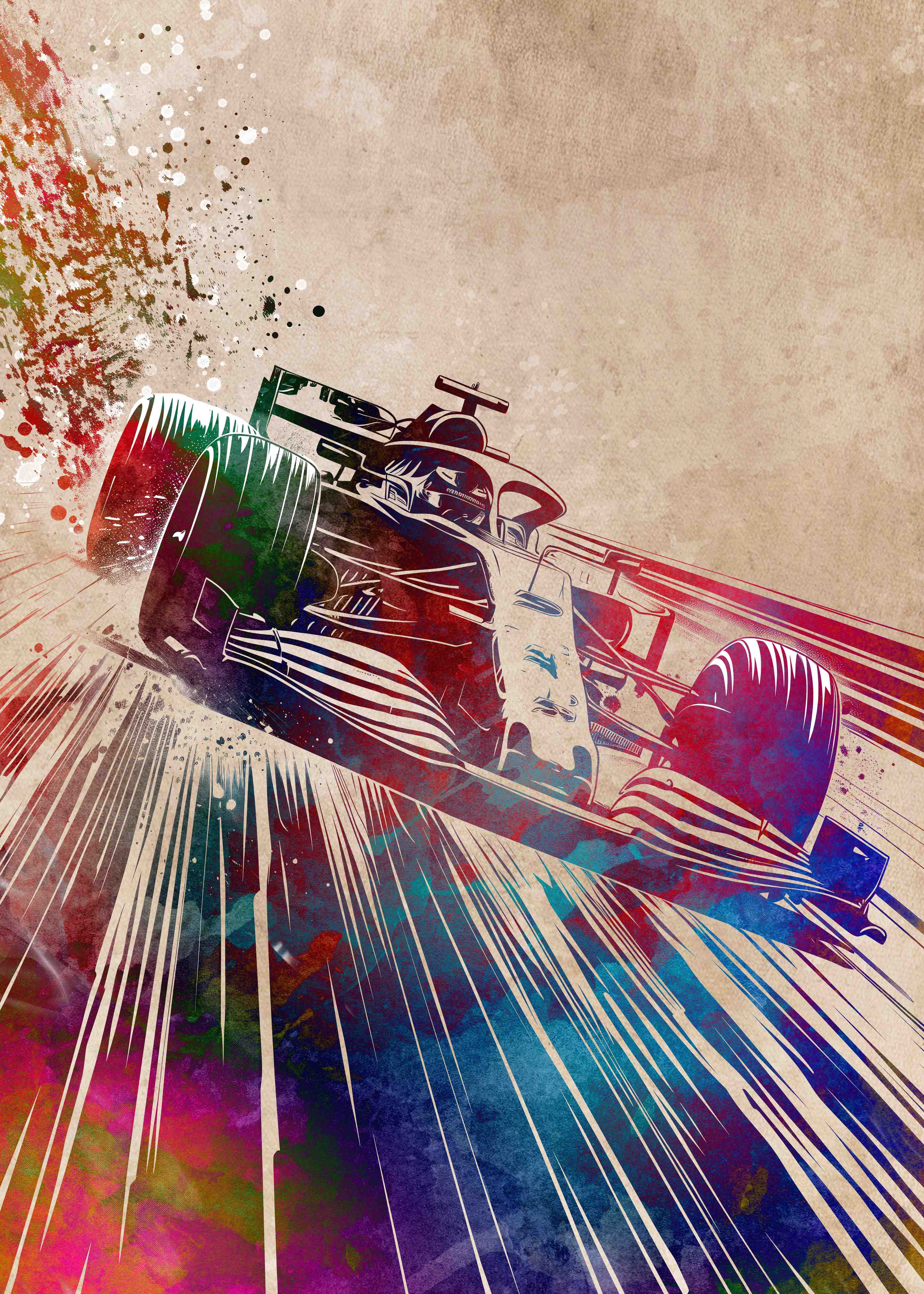 Große Wandbilder-Schnell und Dynamisch: Formel 1 Racing