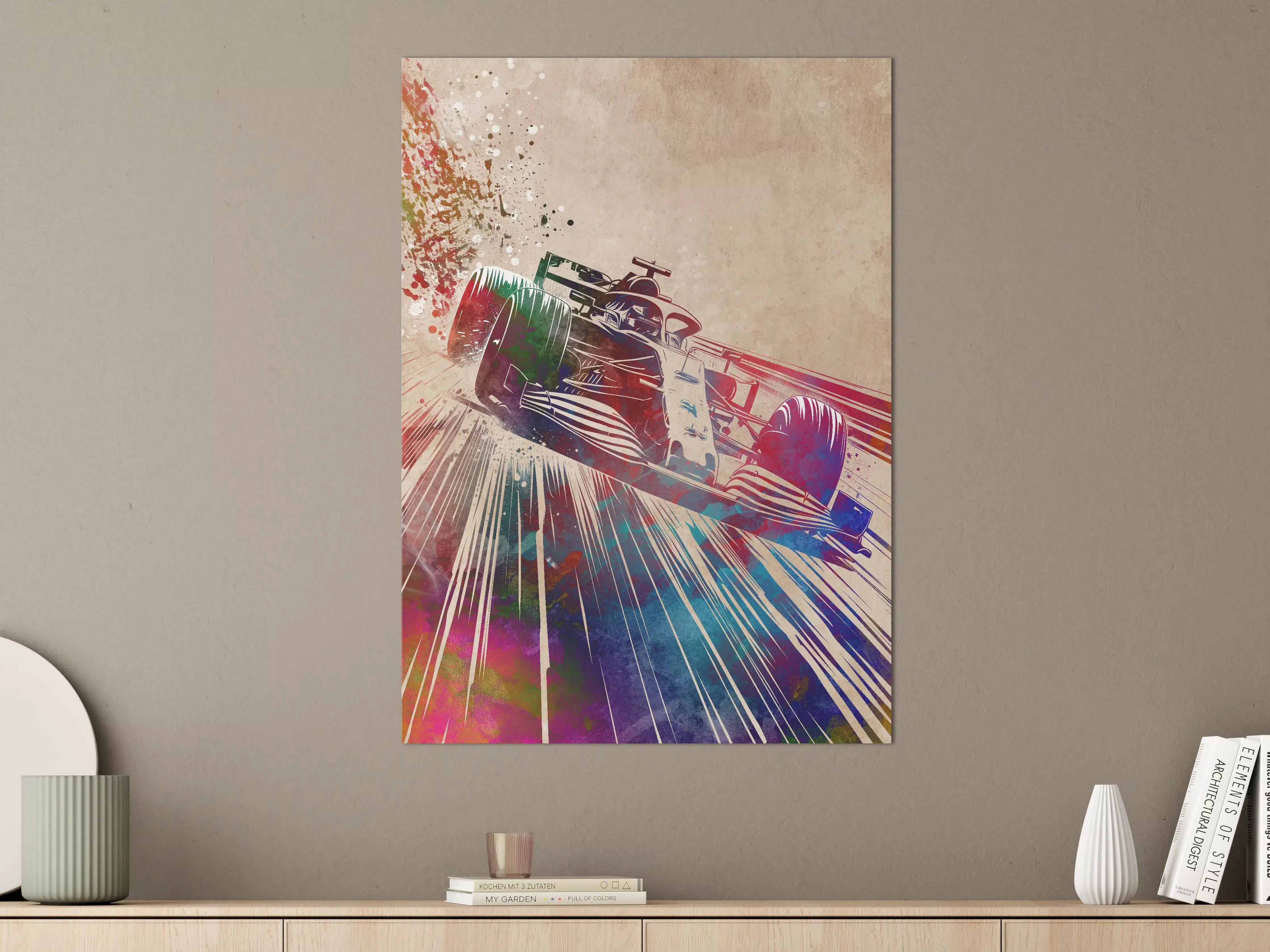 Große Wandbilder - Schnell und Dynamisch: Formel 1 Racing