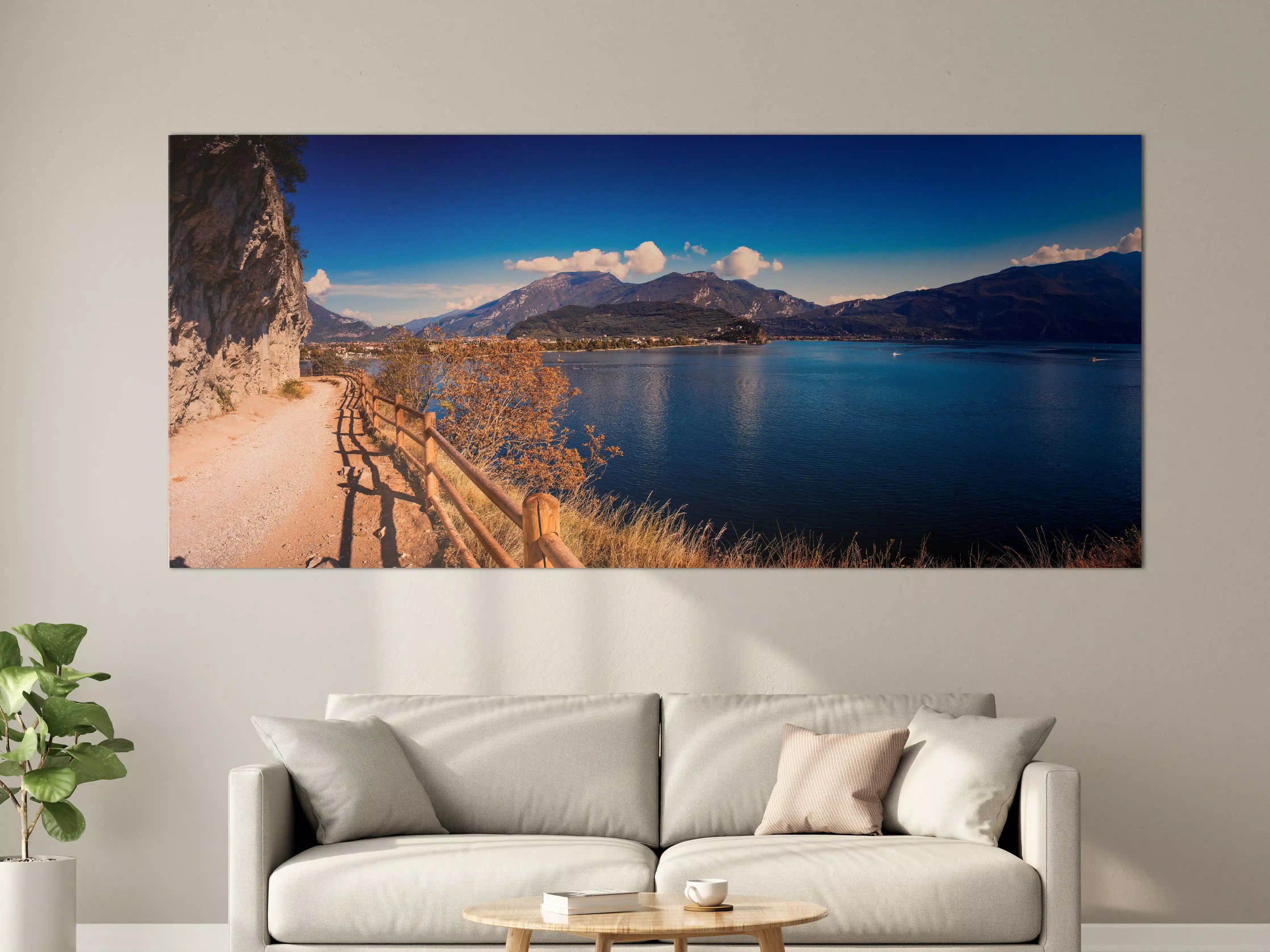 Große Wandbilder - Schöne Landschaft mit Blick auf den Gardasee