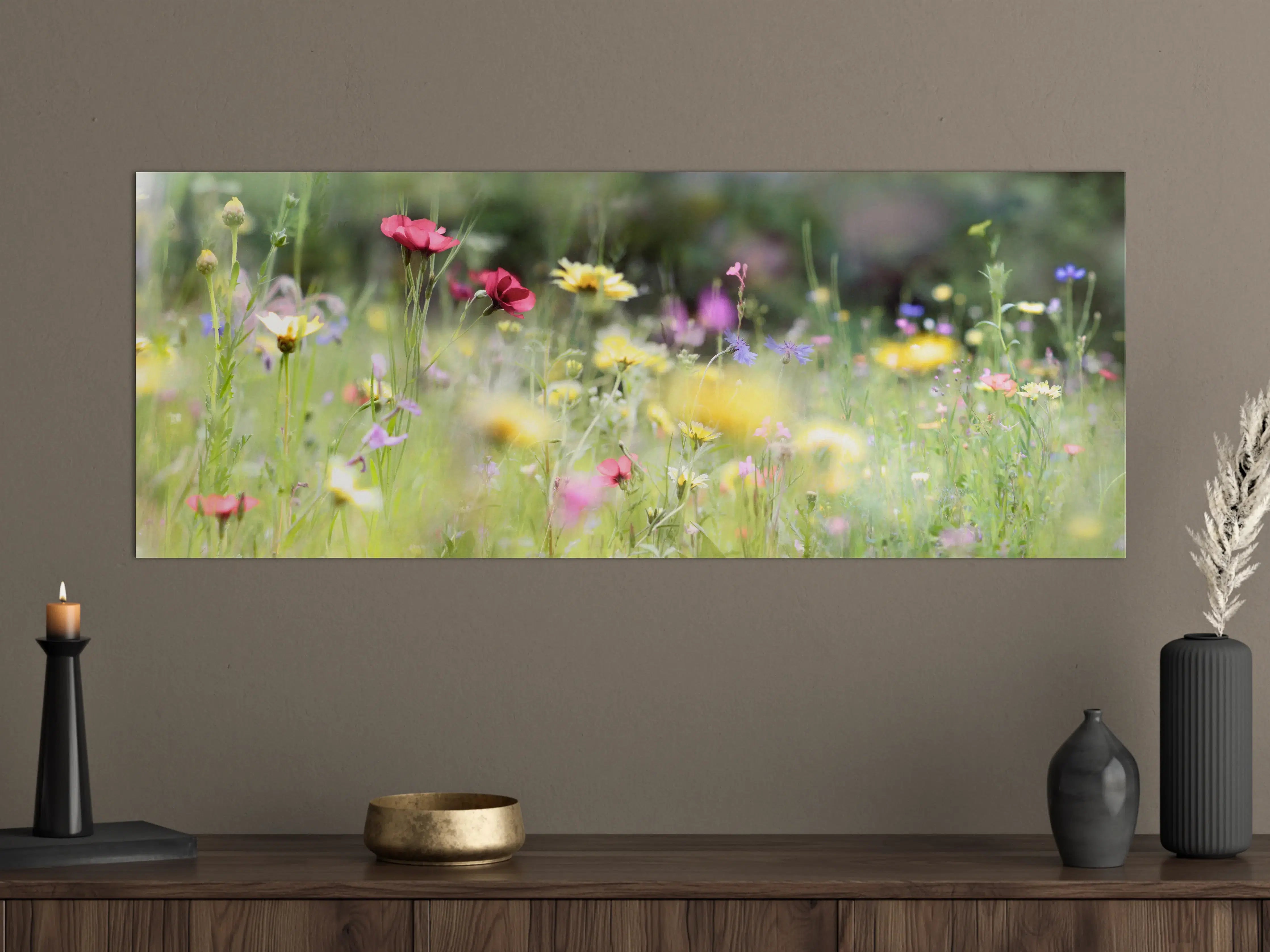 Große Wandbilder - Schöne Wildblumenwiese