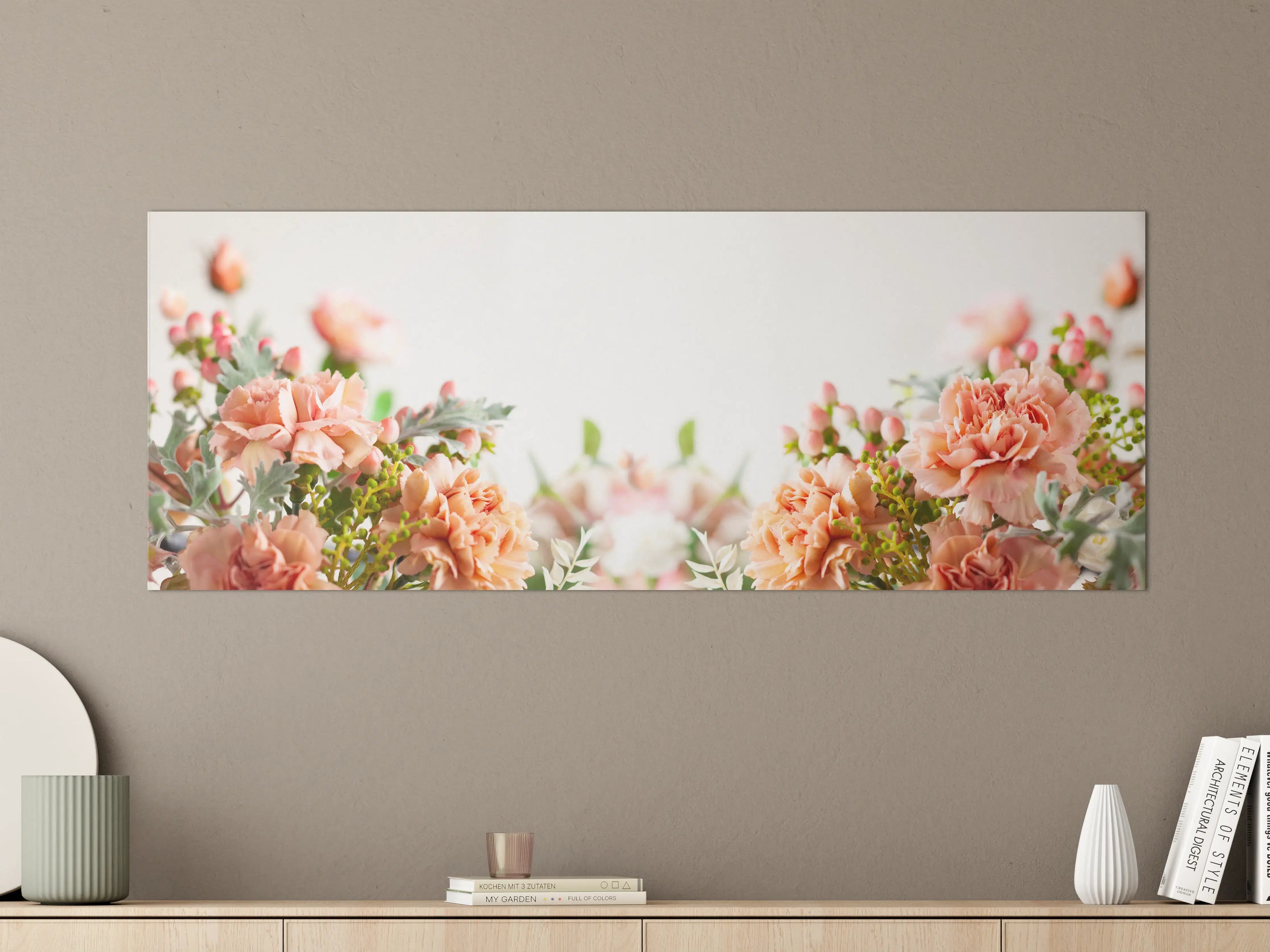 Große Wandbilder - Schöne herbstliche Blumen-Komposition