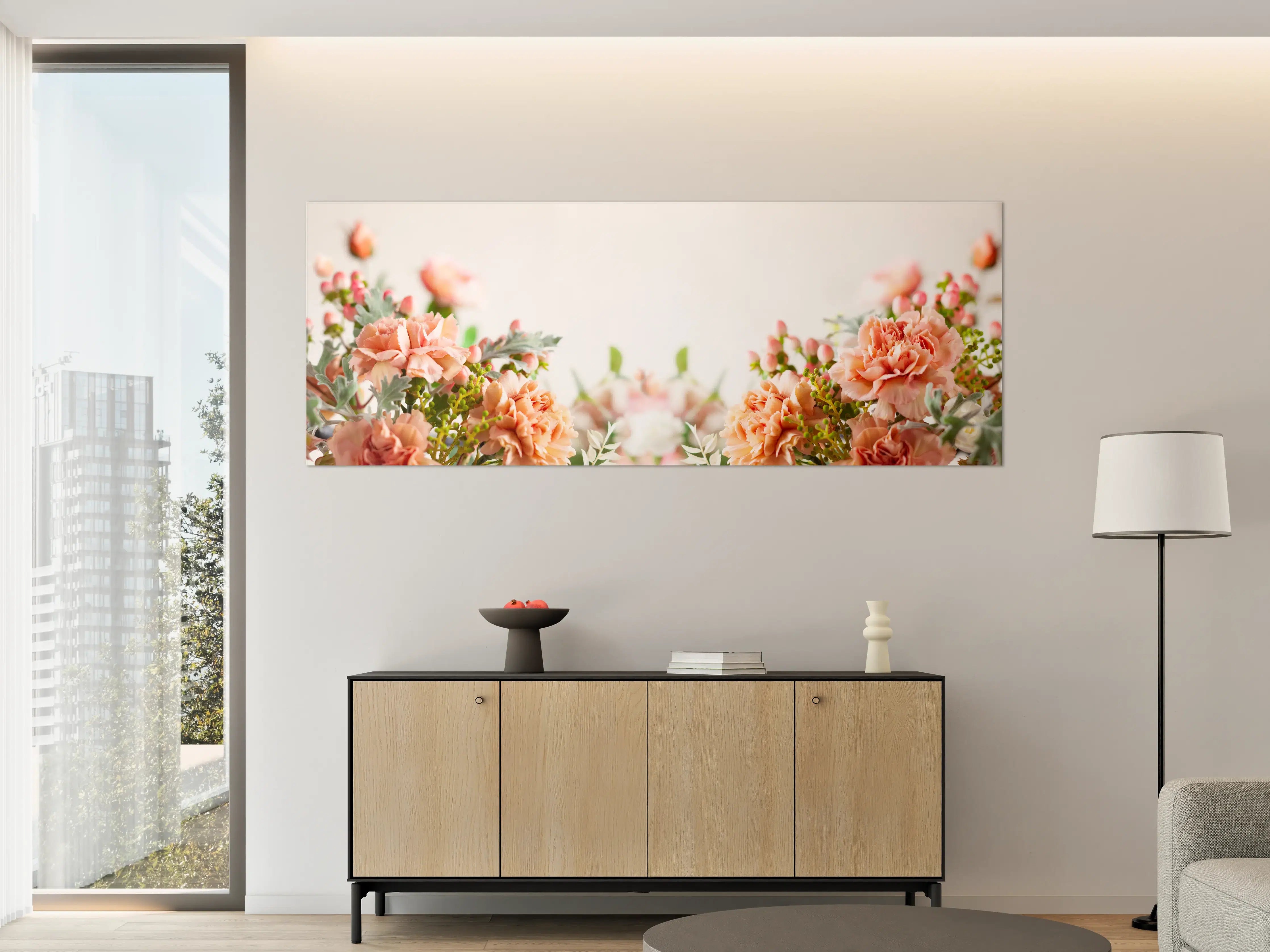 Große Wandbilder - Schöne herbstliche Blumen-Komposition