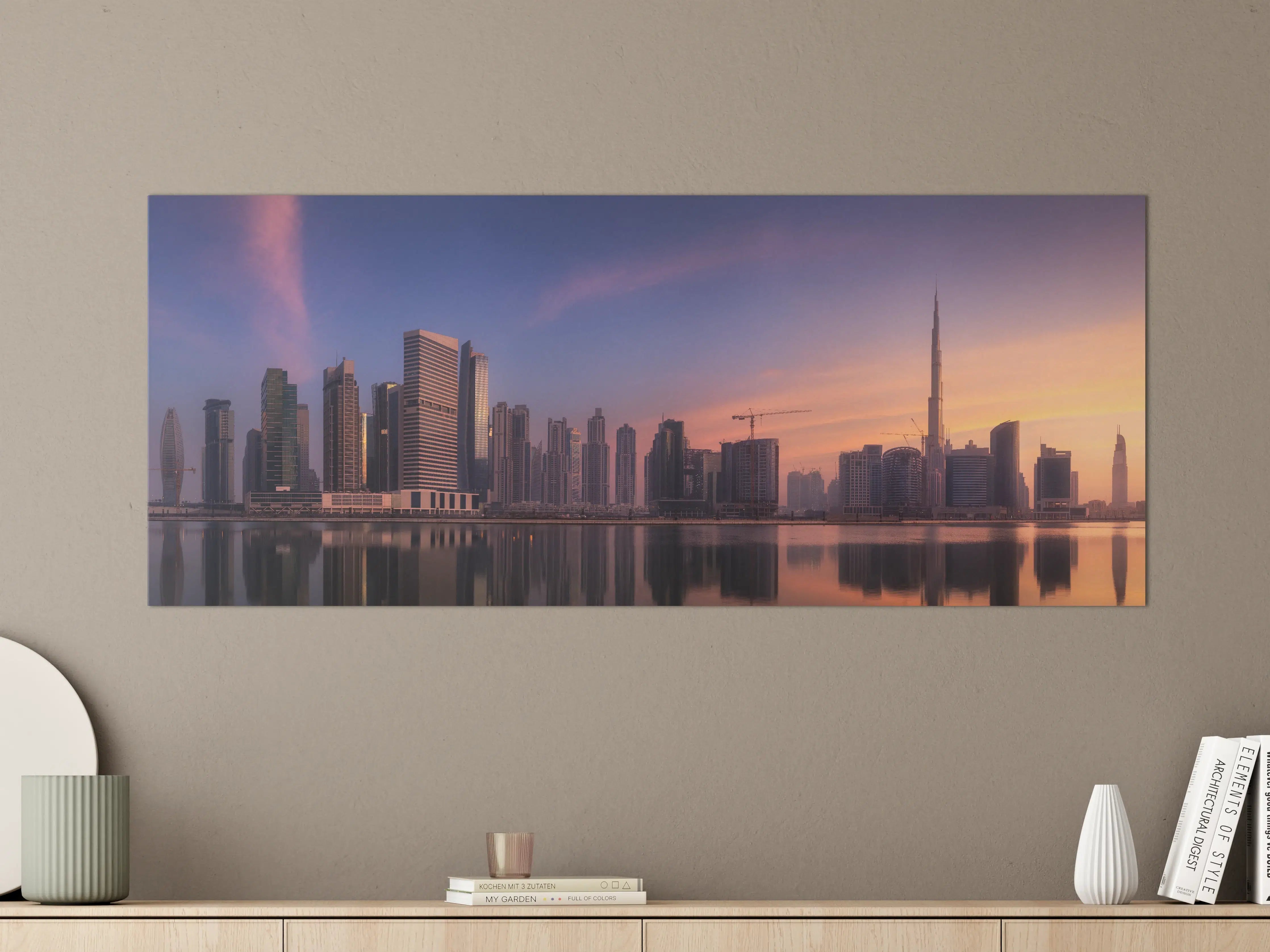 Große Wandbilder - Schönes Stadtbild von Dubai