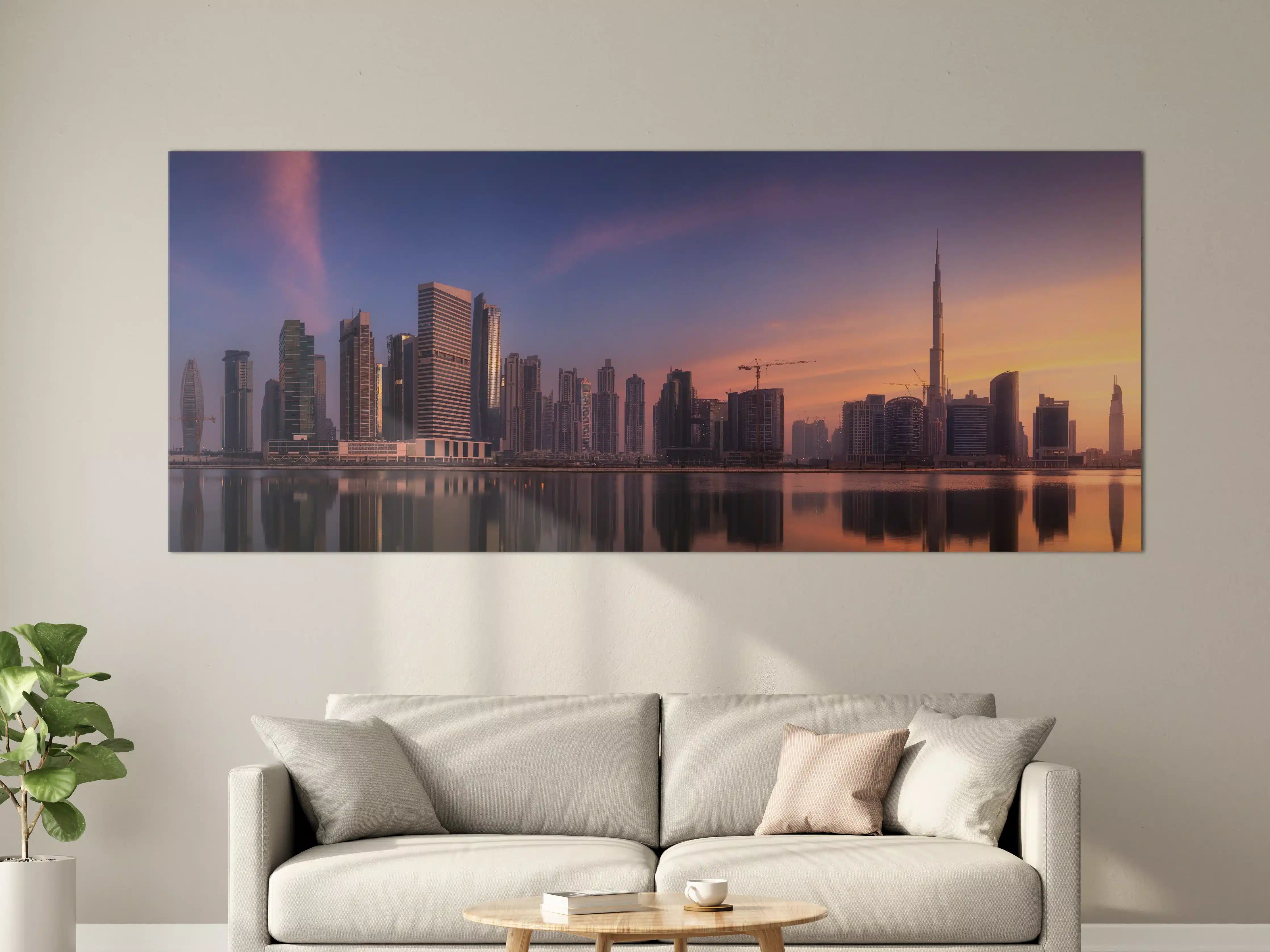 Große Wandbilder - Schönes Stadtbild von Dubai