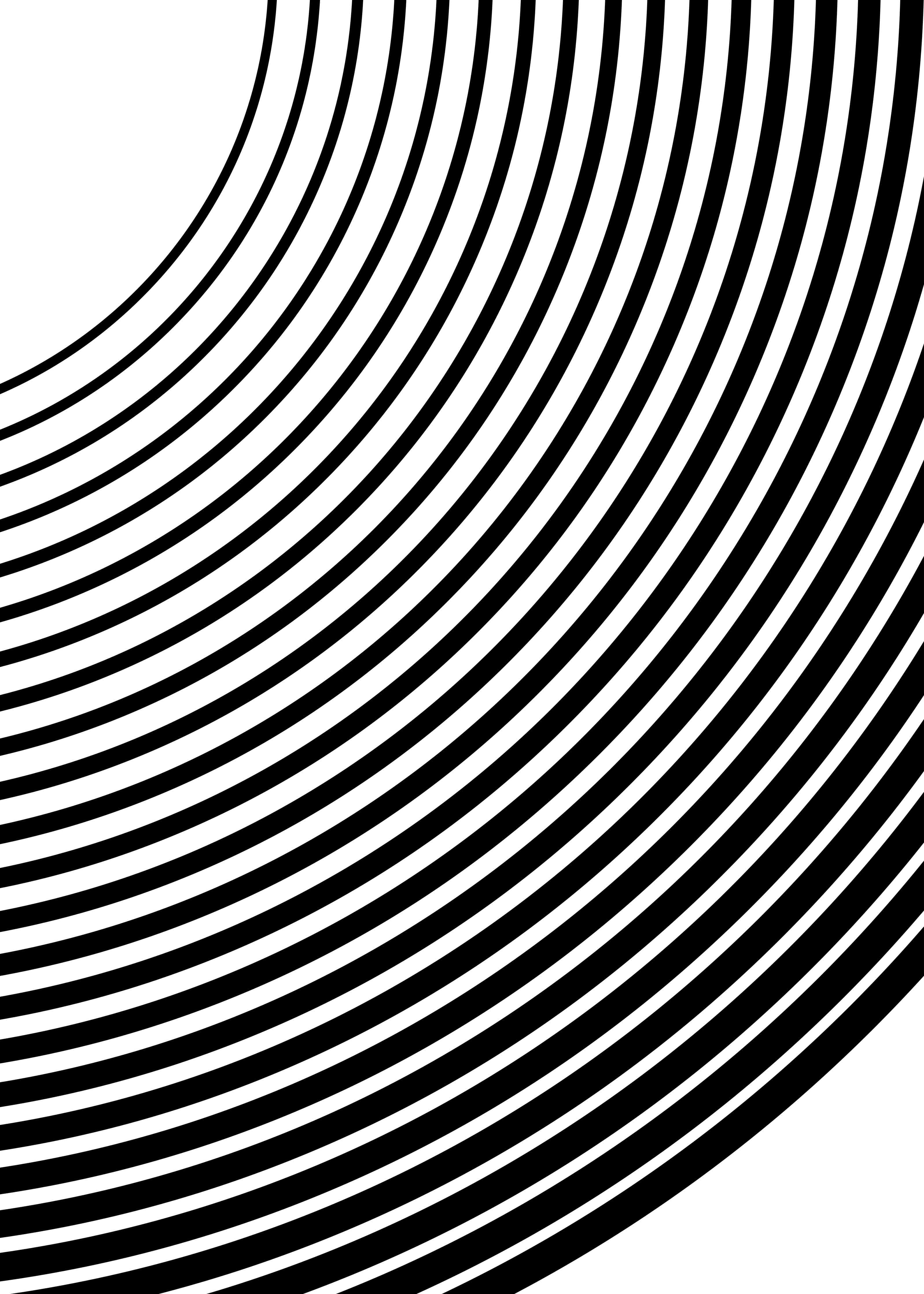 Große Wandbilder-Schwarz-Weiß Linienmuster mit Kreisdesign