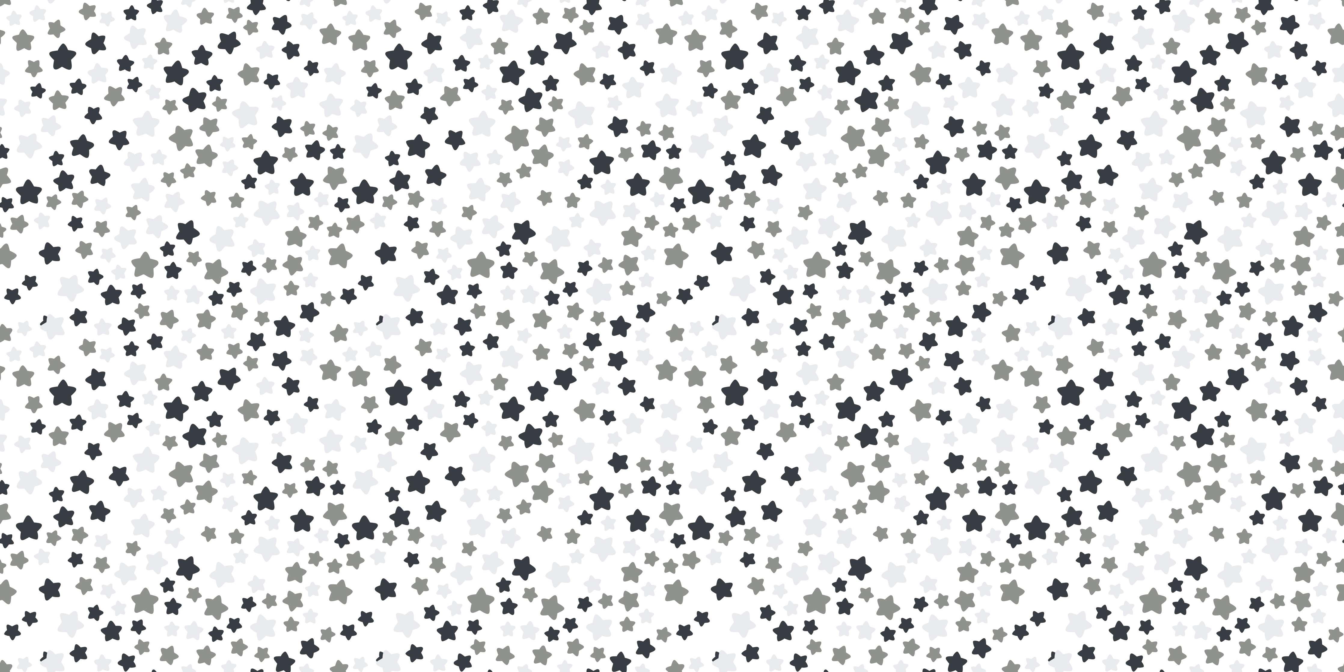 Große Wandbilder-Schwarz-Weiß-Sternenmuster mit grauem Hintergrund